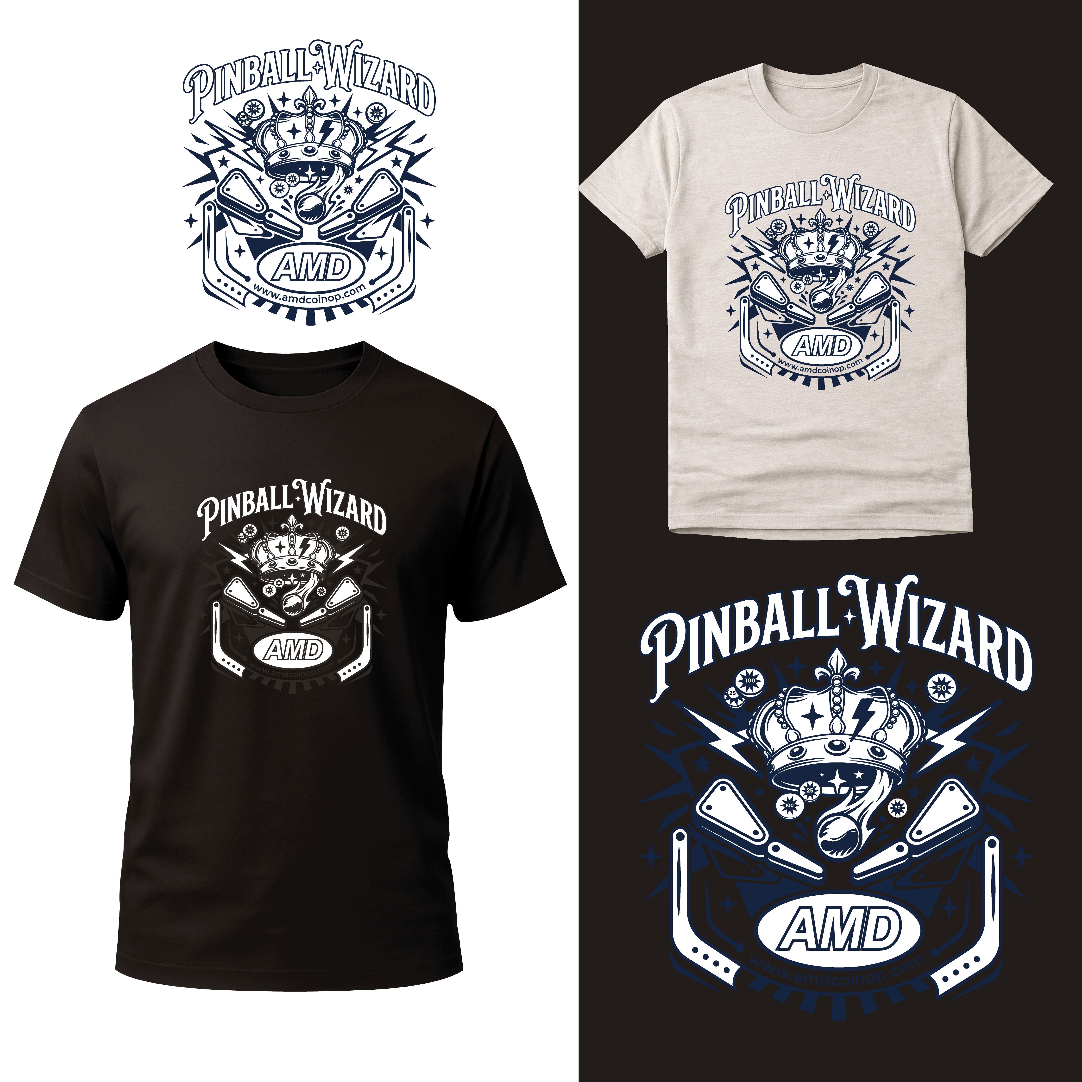 T-shirt Design by MO61 for AMUSEMENT MACHINE DISTRIBUTORS | Design #37185419