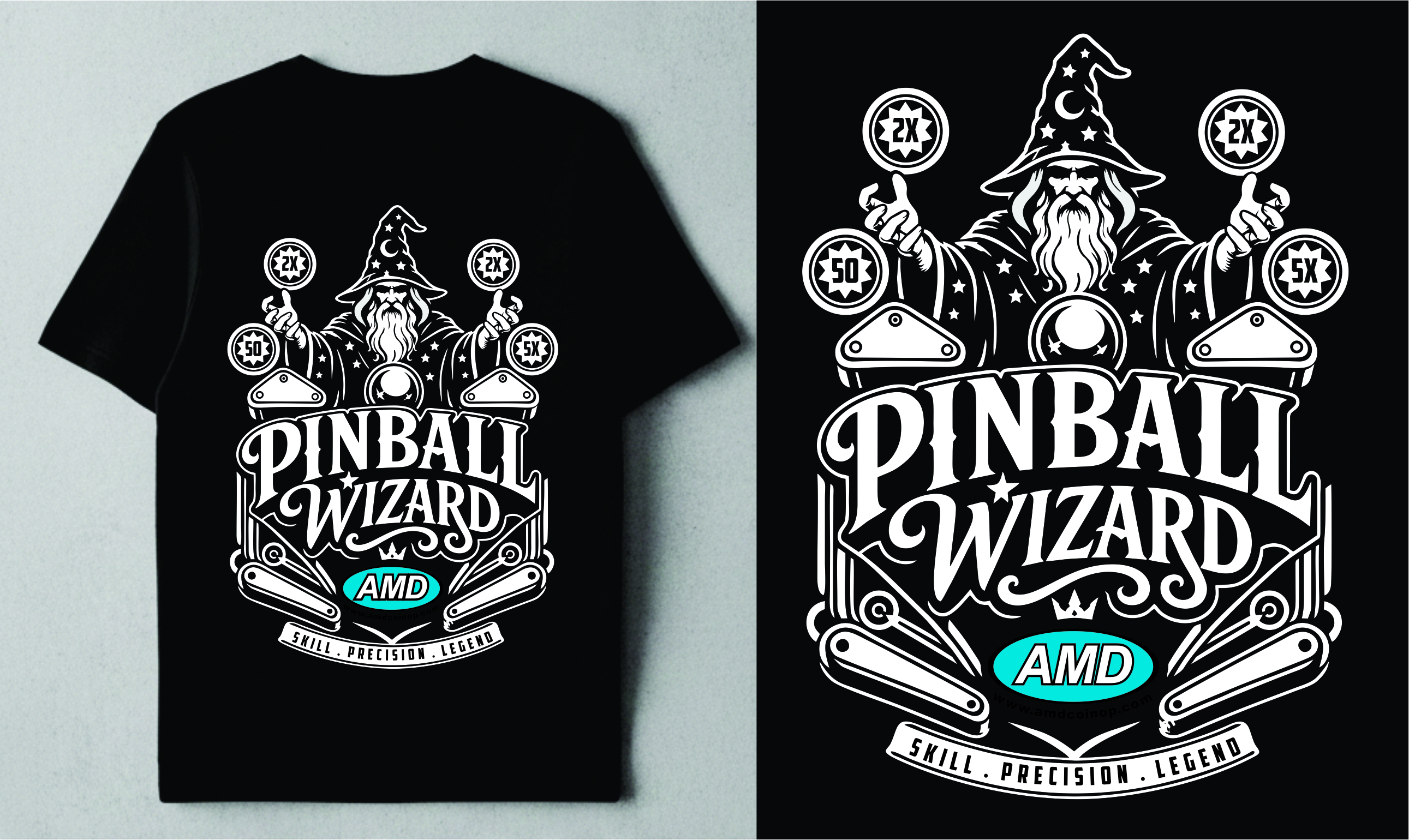 T-shirt Design by Den Bagus for AMUSEMENT MACHINE DISTRIBUTORS | Design #37179389