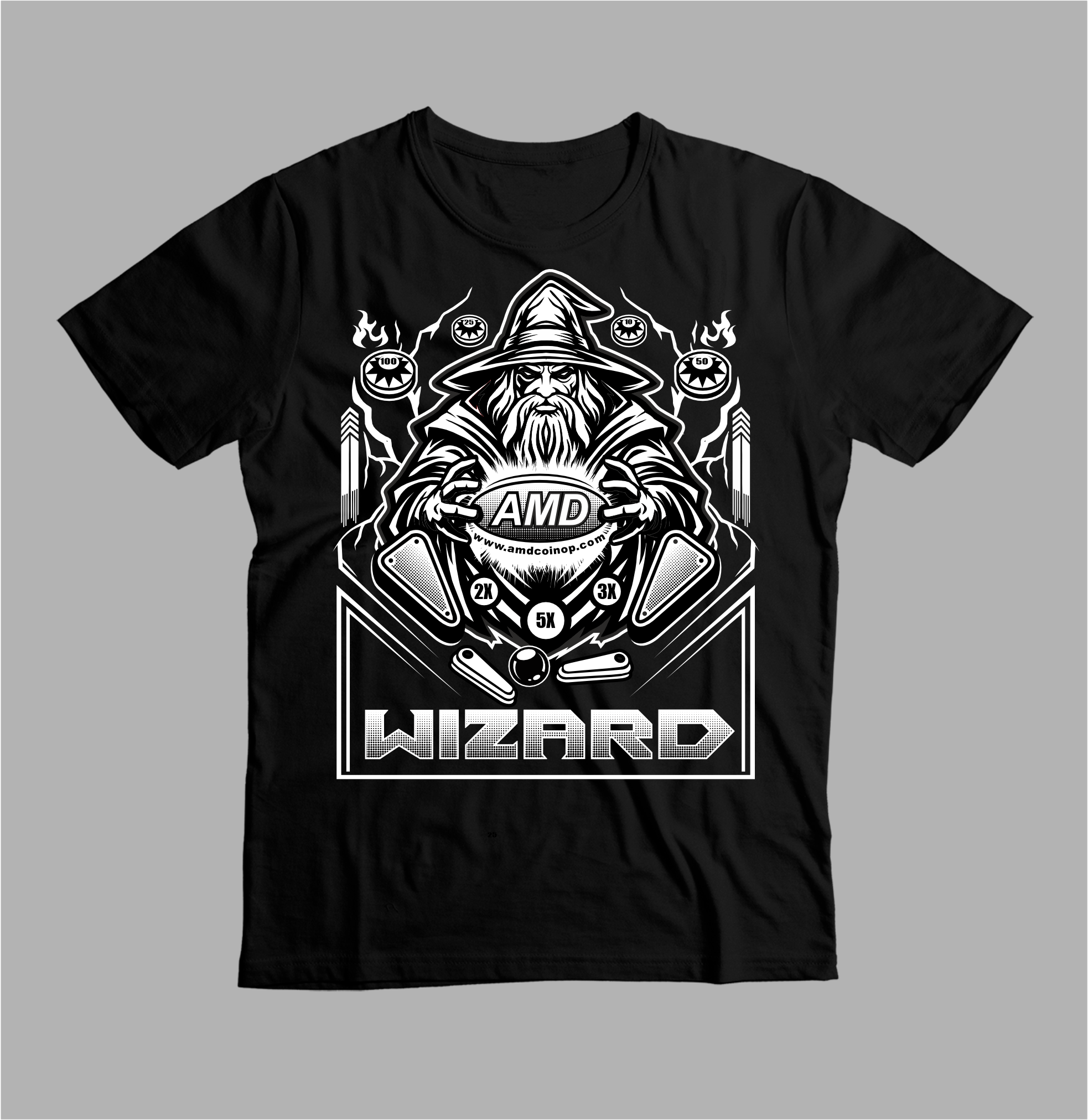 T-shirt Design by Yakuza20 for AMUSEMENT MACHINE DISTRIBUTORS | Design #37156831