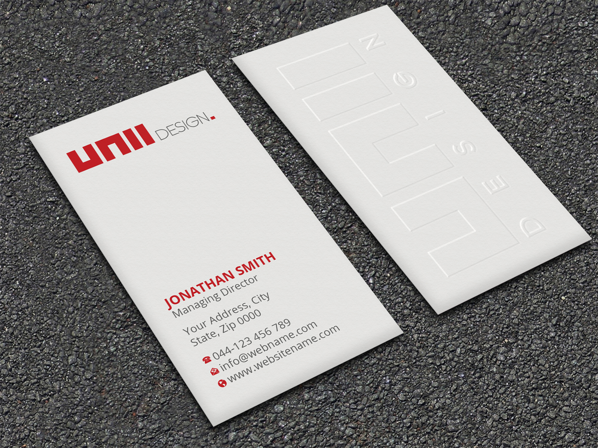 Stationery Design by Unik Media for UNii  | Design #37154684