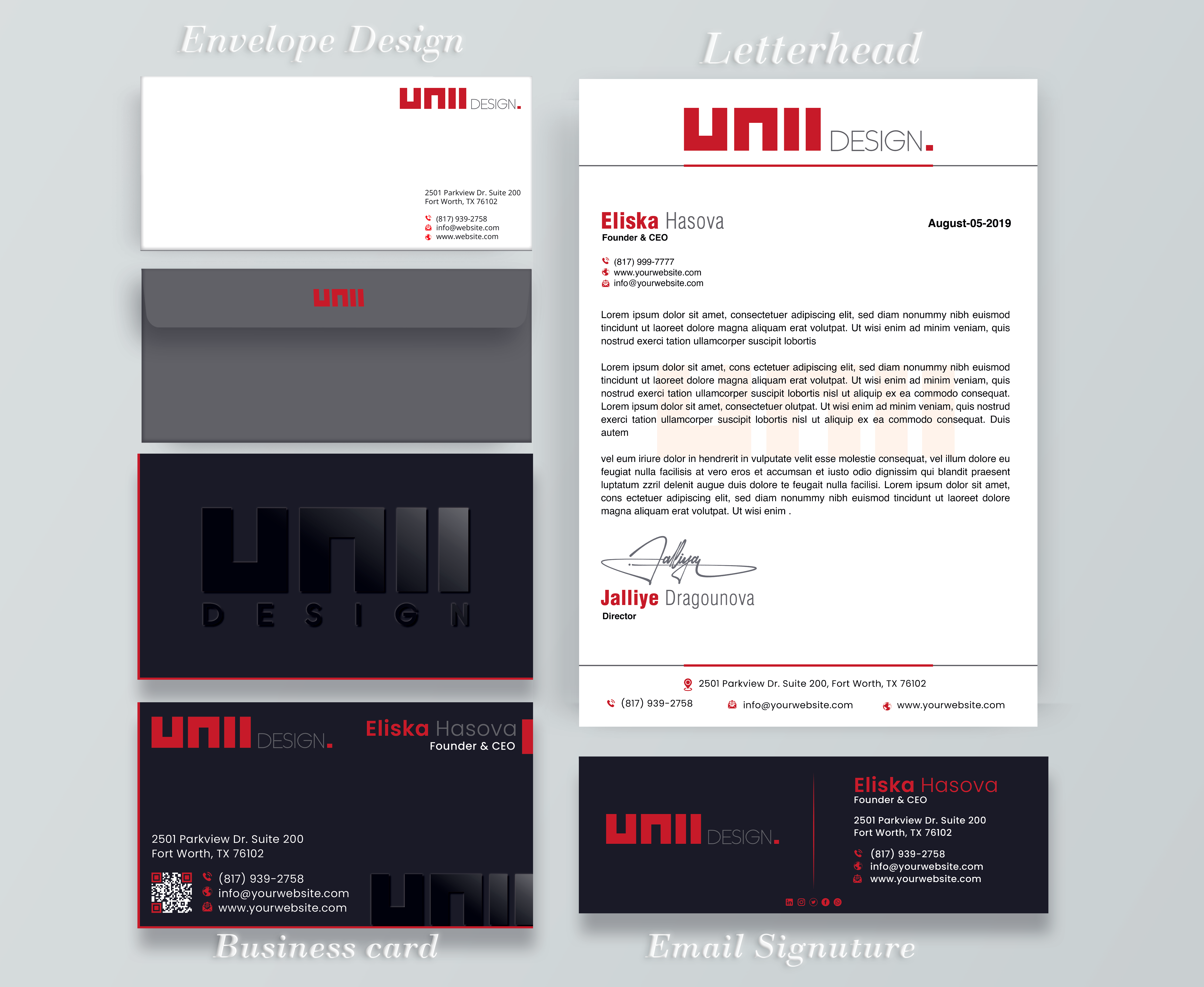 Design de Papeterie par DesignerShahadat pour UNii  | Design #37154987