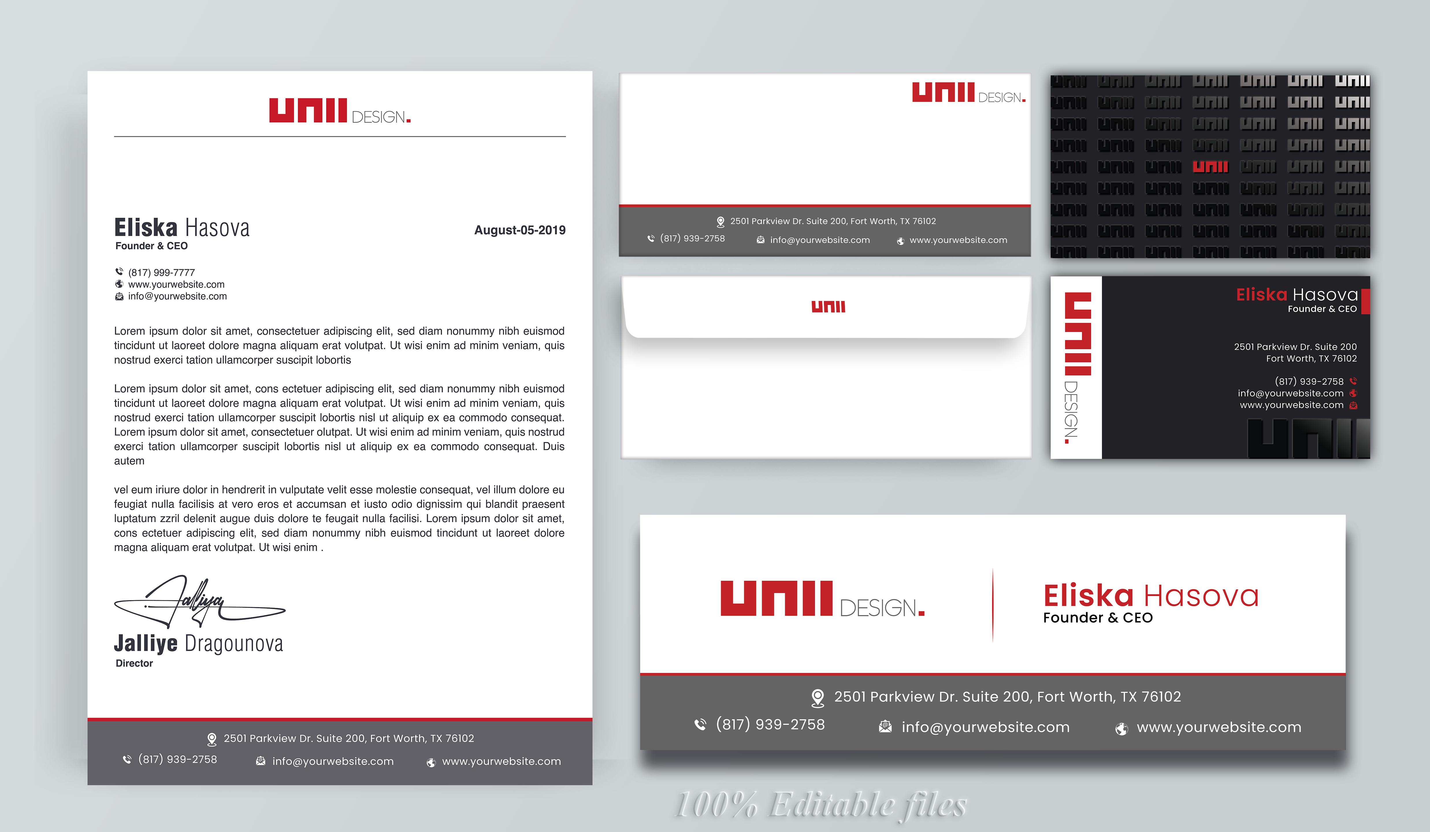 Stationery Design by DesignerShahadat for UNii  | Design #37170030