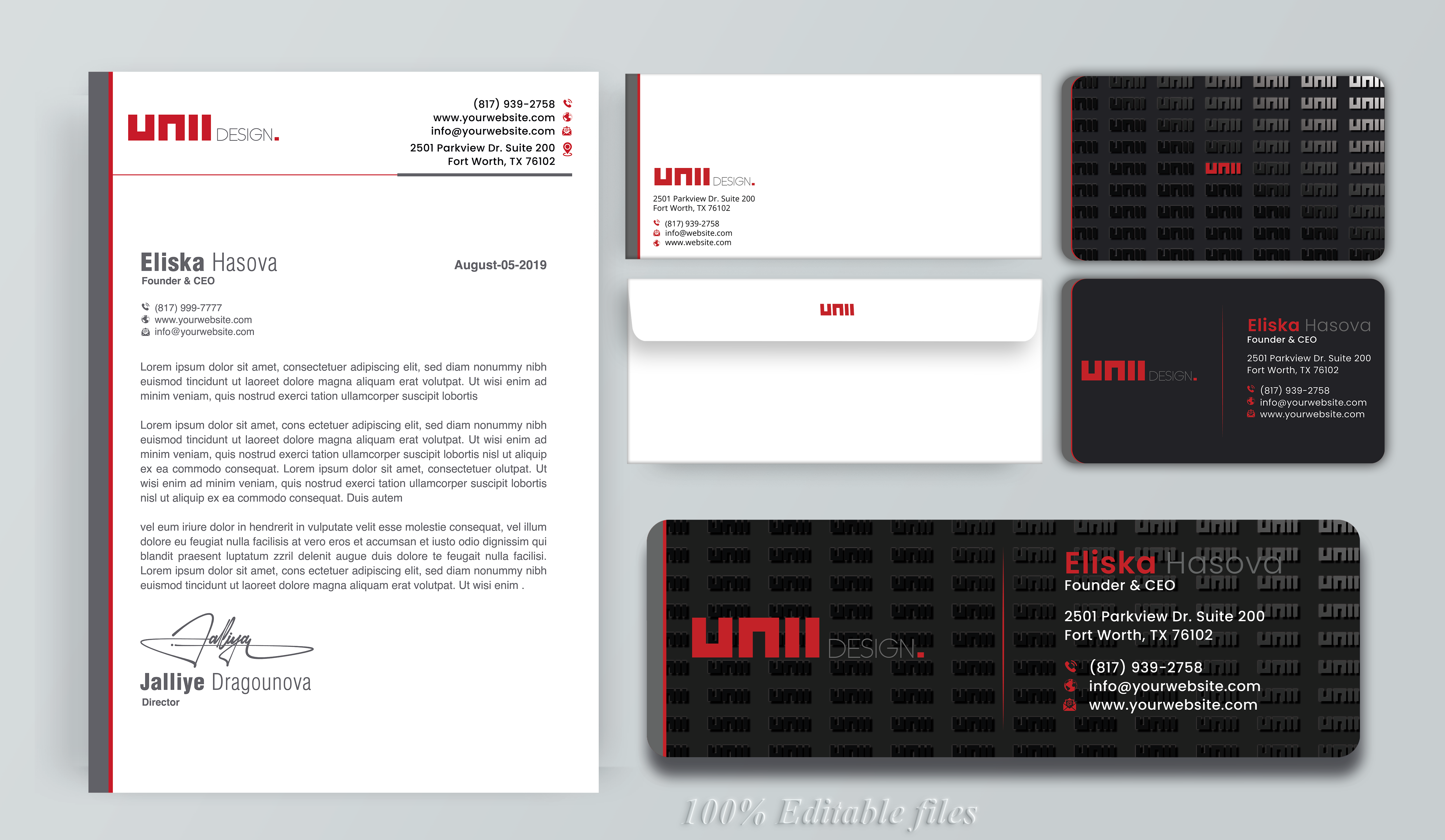 Diseño de Papelería por DesignerShahadat para UNii  | Diseño #37170102