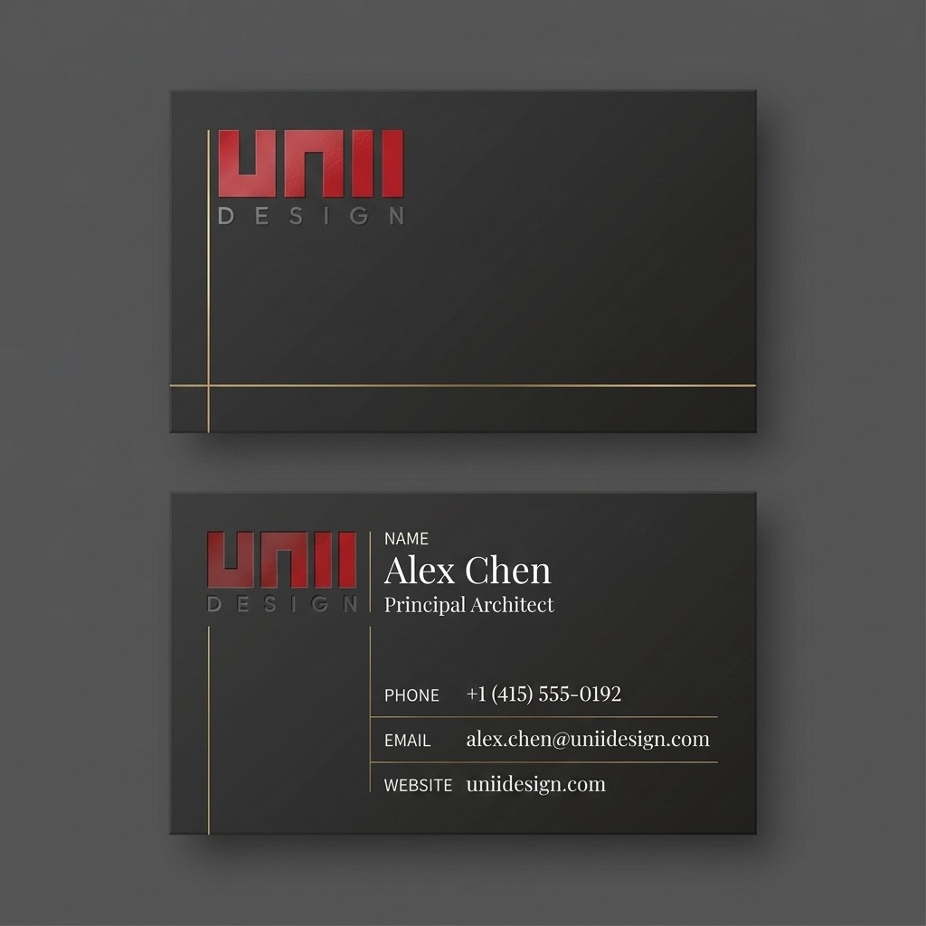 Stationery Design by S@LM@™ for UNii  | Design #37185541
