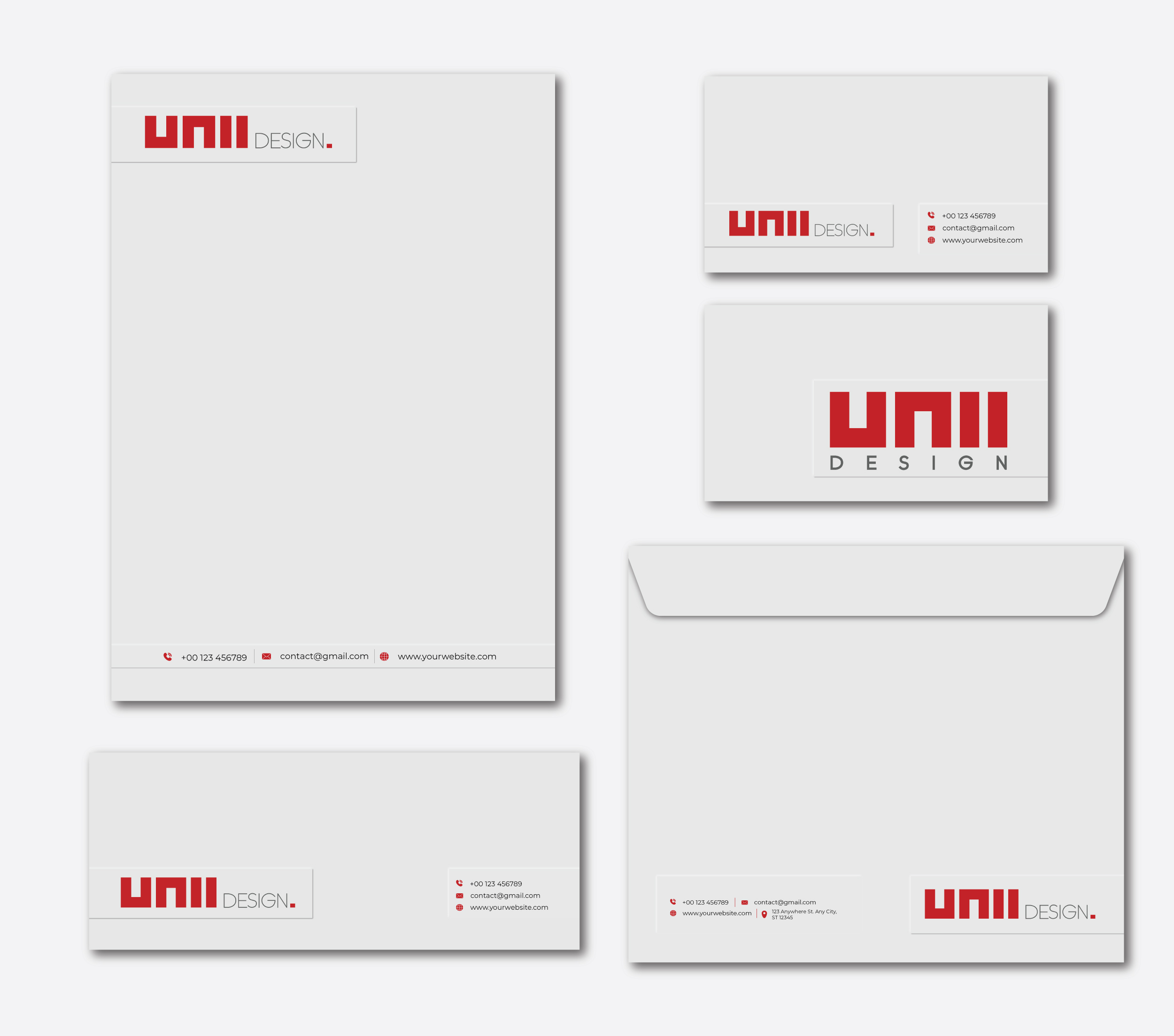 Stationery Design by grappikstar for UNii  | Design #37178986