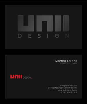 Stationery Design by creativeoutline for UNii  | Design #37169626