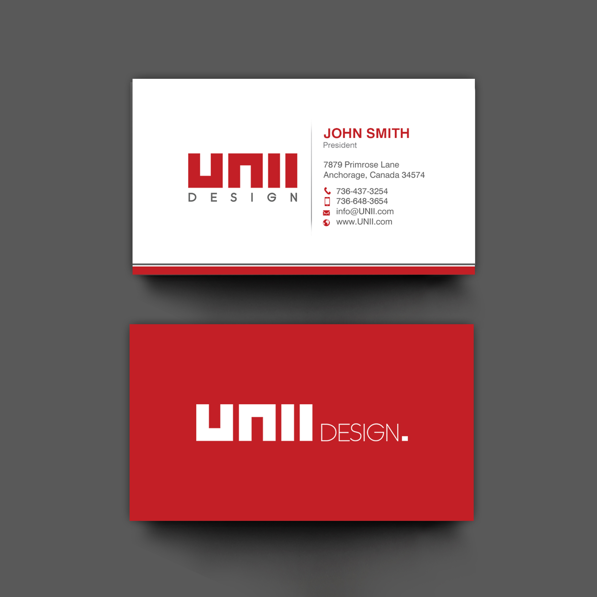 Stationery Design by chandrayaan.creative for UNii  | Design #37171782