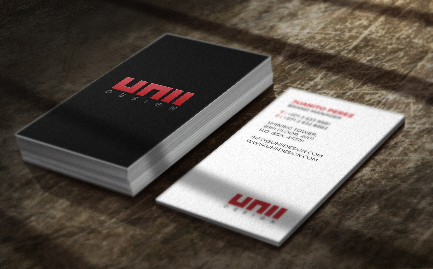 Stationery Design by R.design for UNii  | Design #37167924