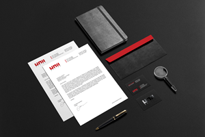 Stationery Design by R.design for UNii  | Design: #37170459