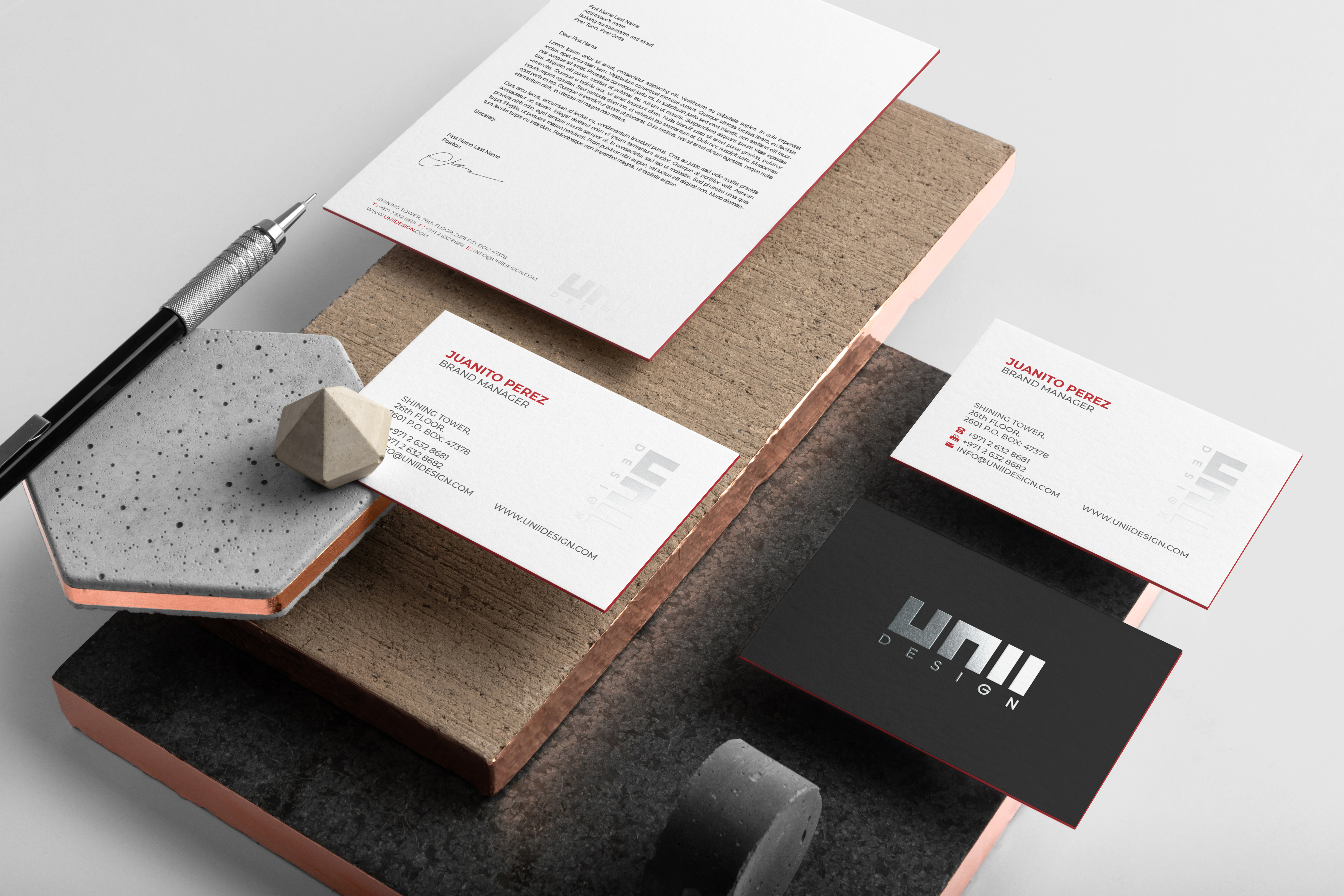 Diseño de Papelería por R.design para UNii  | Diseño #37172211
