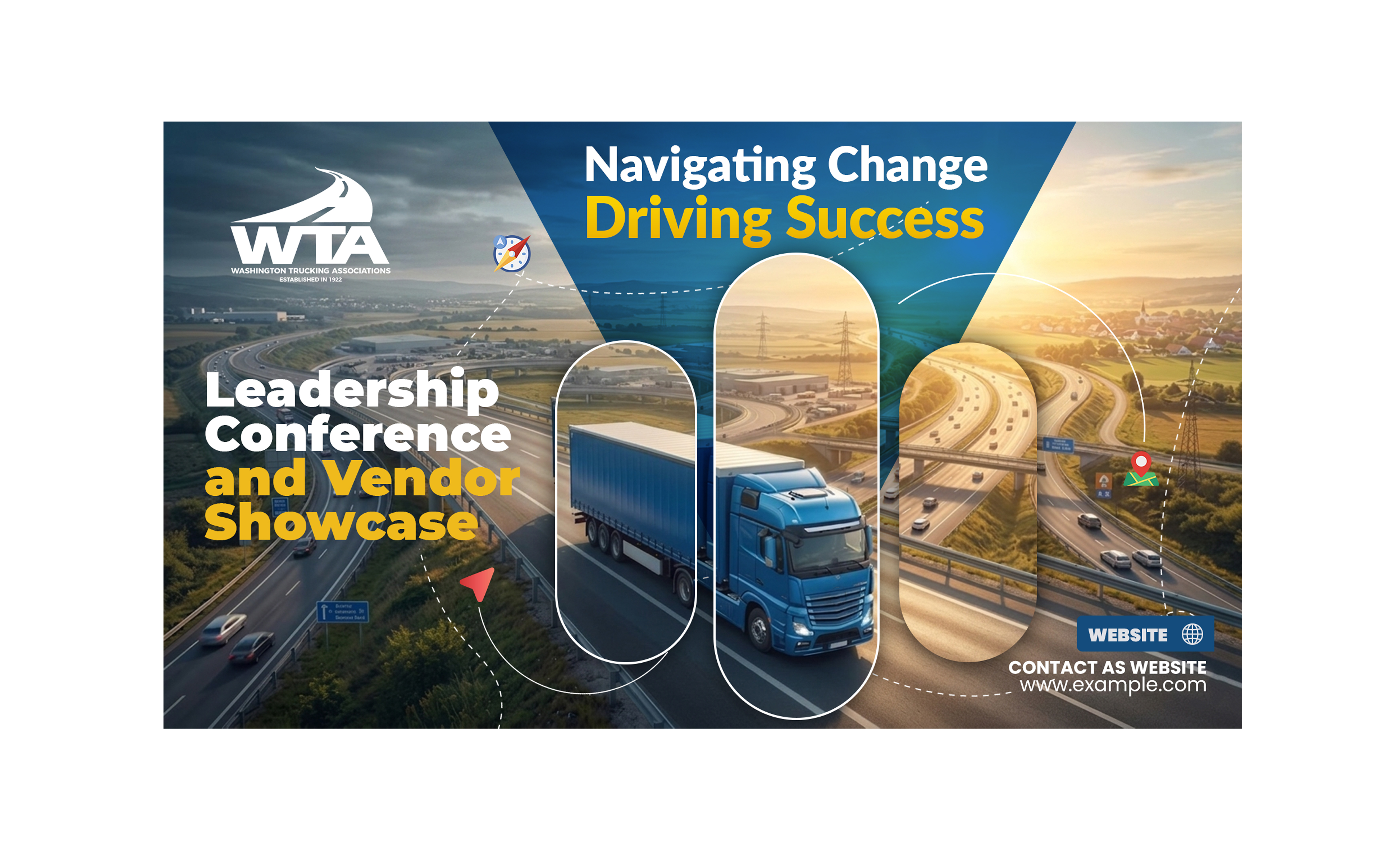 Graphic Design by Osama Soliman for Washington Trucking Associations | Design #37159849
