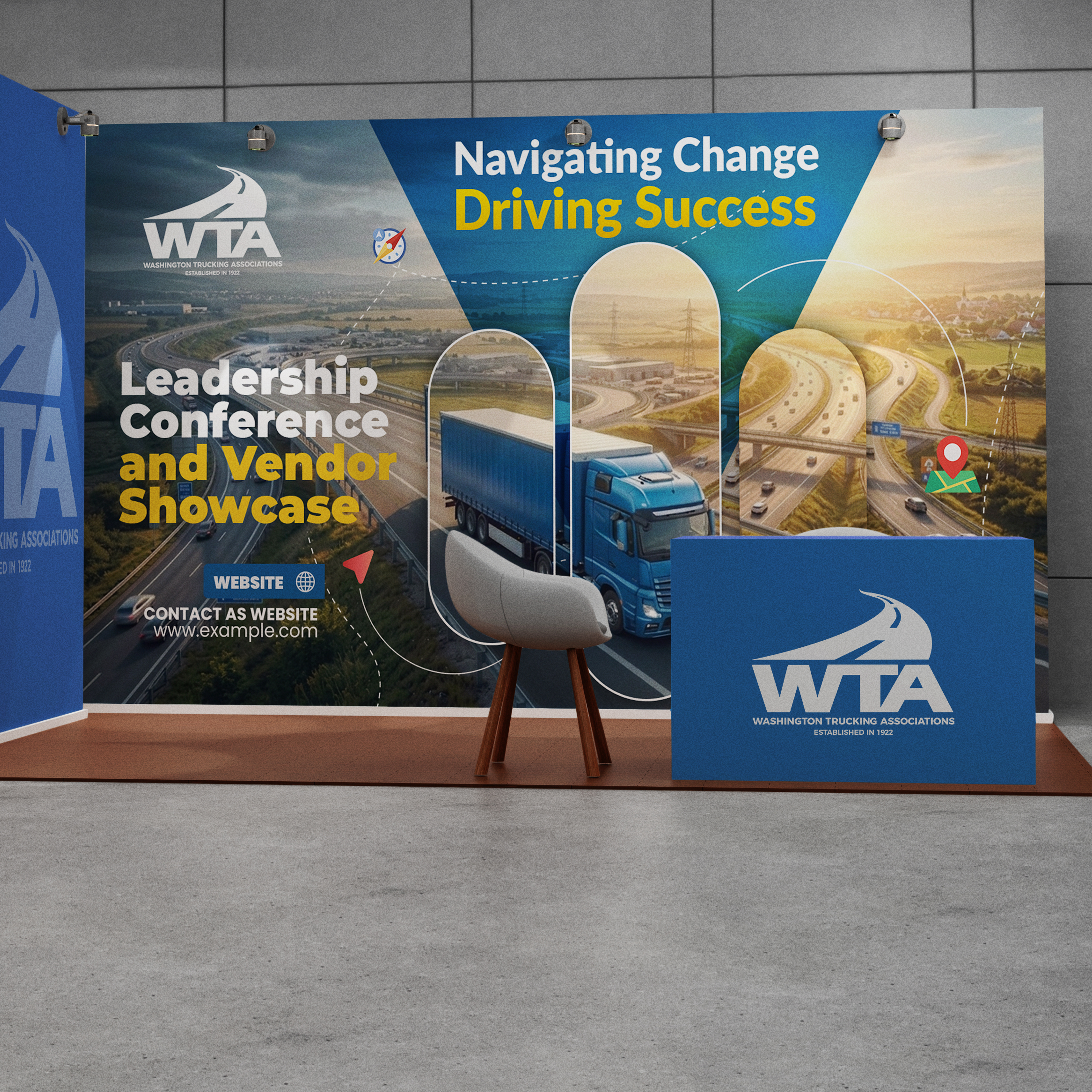 Design Graphique par Osama Soliman pour Washington Trucking Associations | Design #37166122