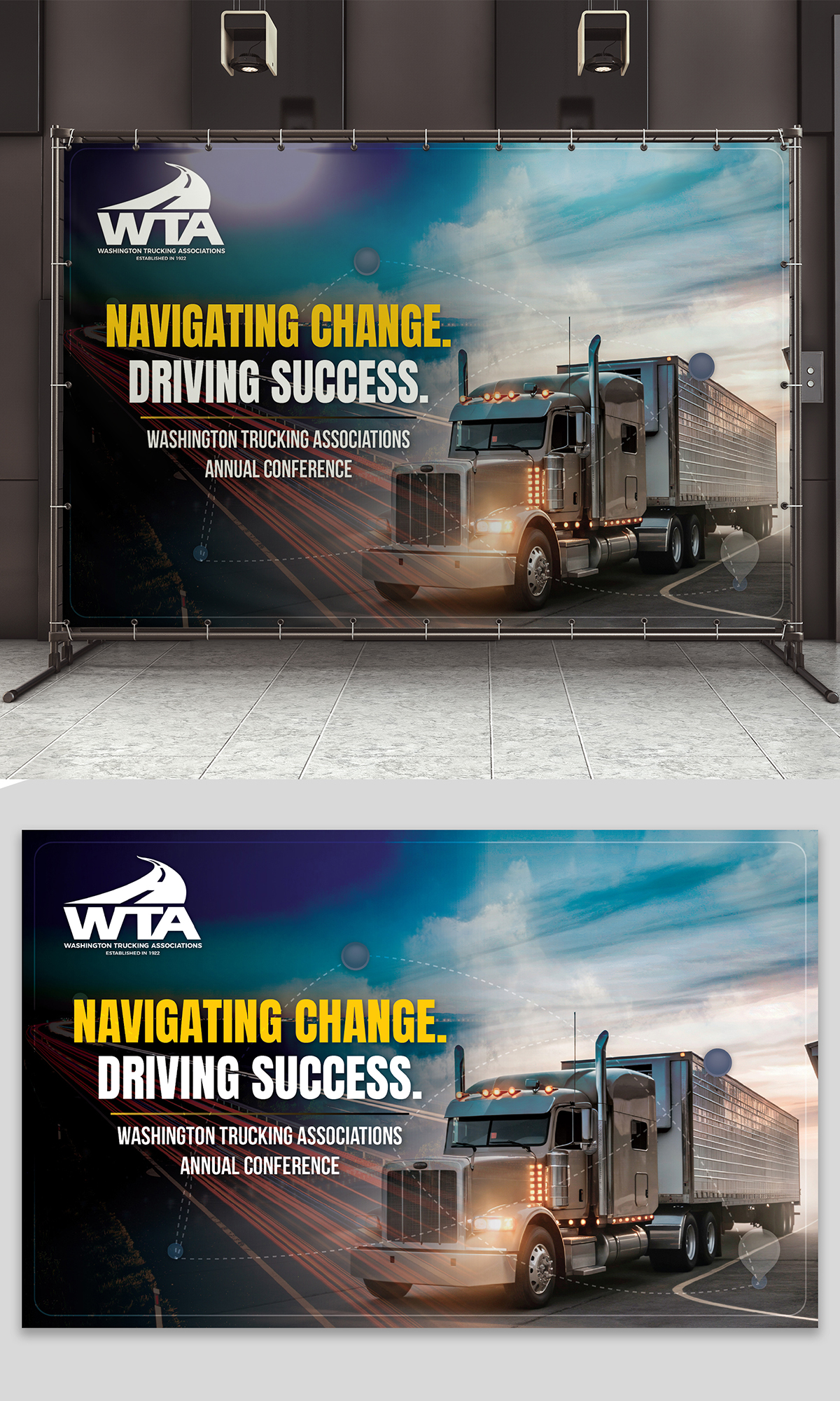 Graphic Design by Talha Ahmad for Washington Trucking Associations | Design #37164206