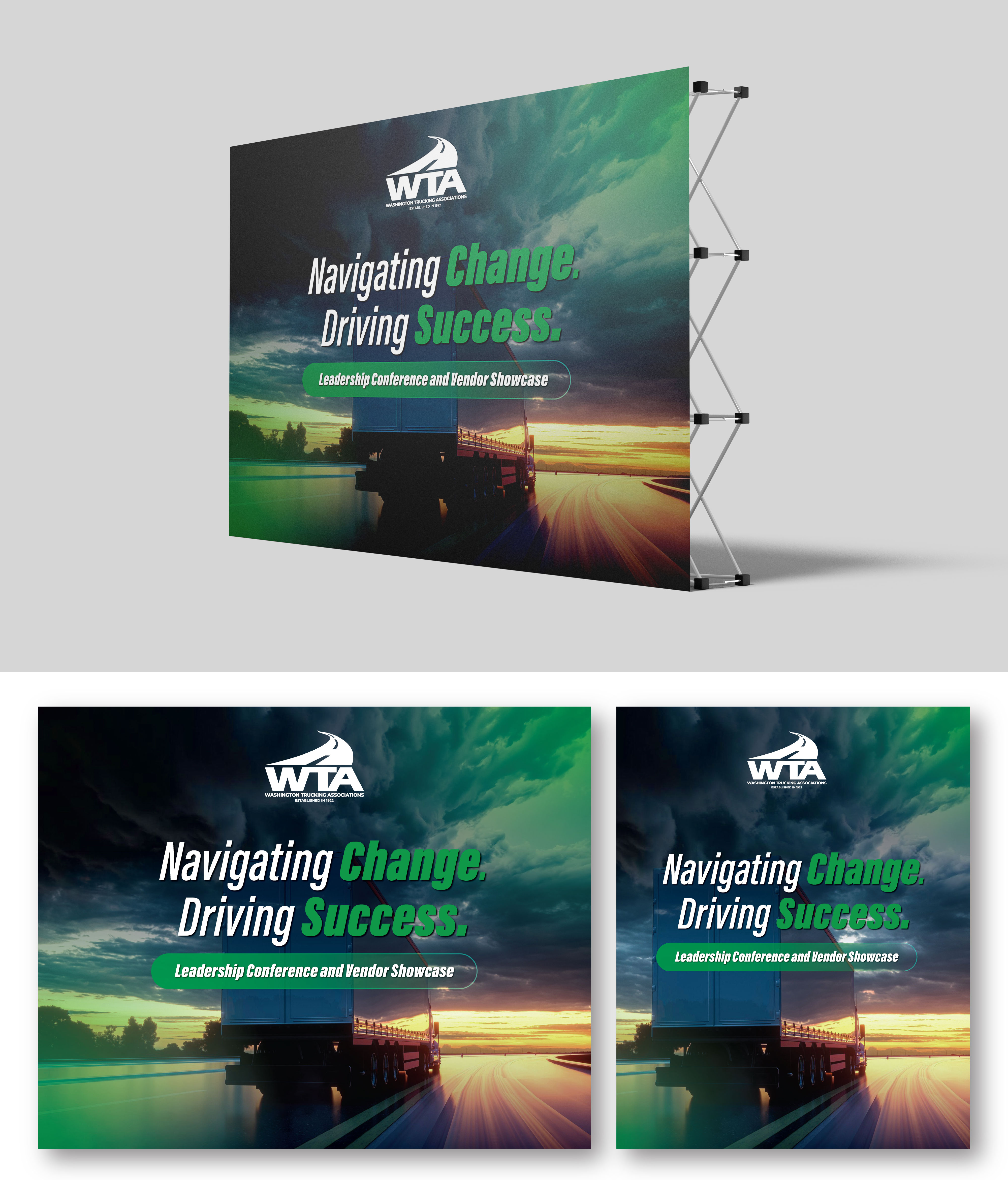 Graphic Design by Designz Zone for Washington Trucking Associations | Design #37161930