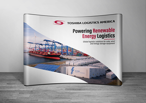 Trade Show Booth Design by Adi GFX for Toshiba Logistics America | Design: #37162133