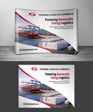 Trade Show Booth Design by Adi GFX for Toshiba Logistics America | Design #37164115