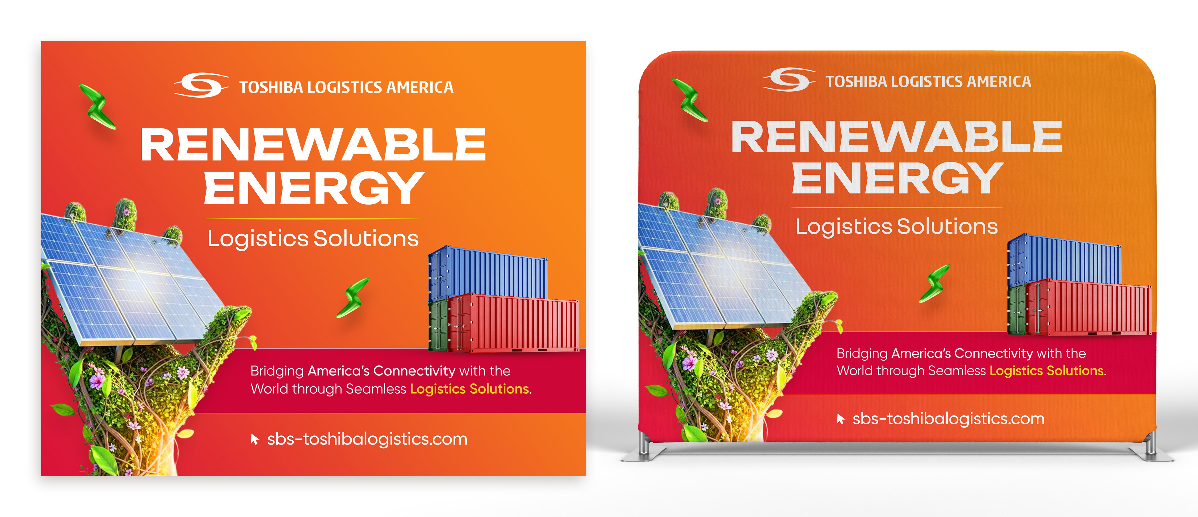 Design de Stand d'Exposition par Graphic Guy pour Toshiba Logistics America | Design #37160639