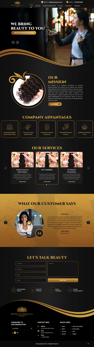 Web Design by pb for Rooted Lux Vending LLC  | Design: #37165428