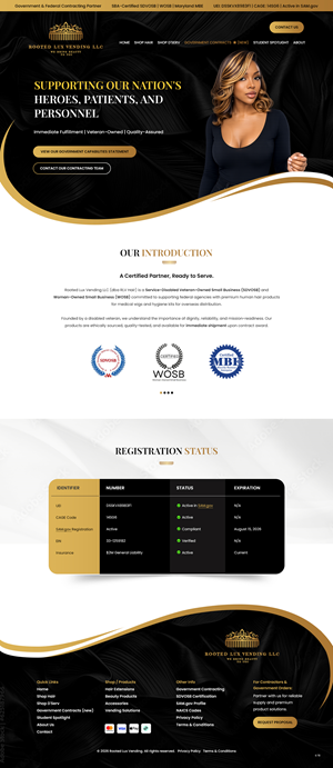 Web Design by pb for Rooted Lux Vending LLC  | Design: #37179368