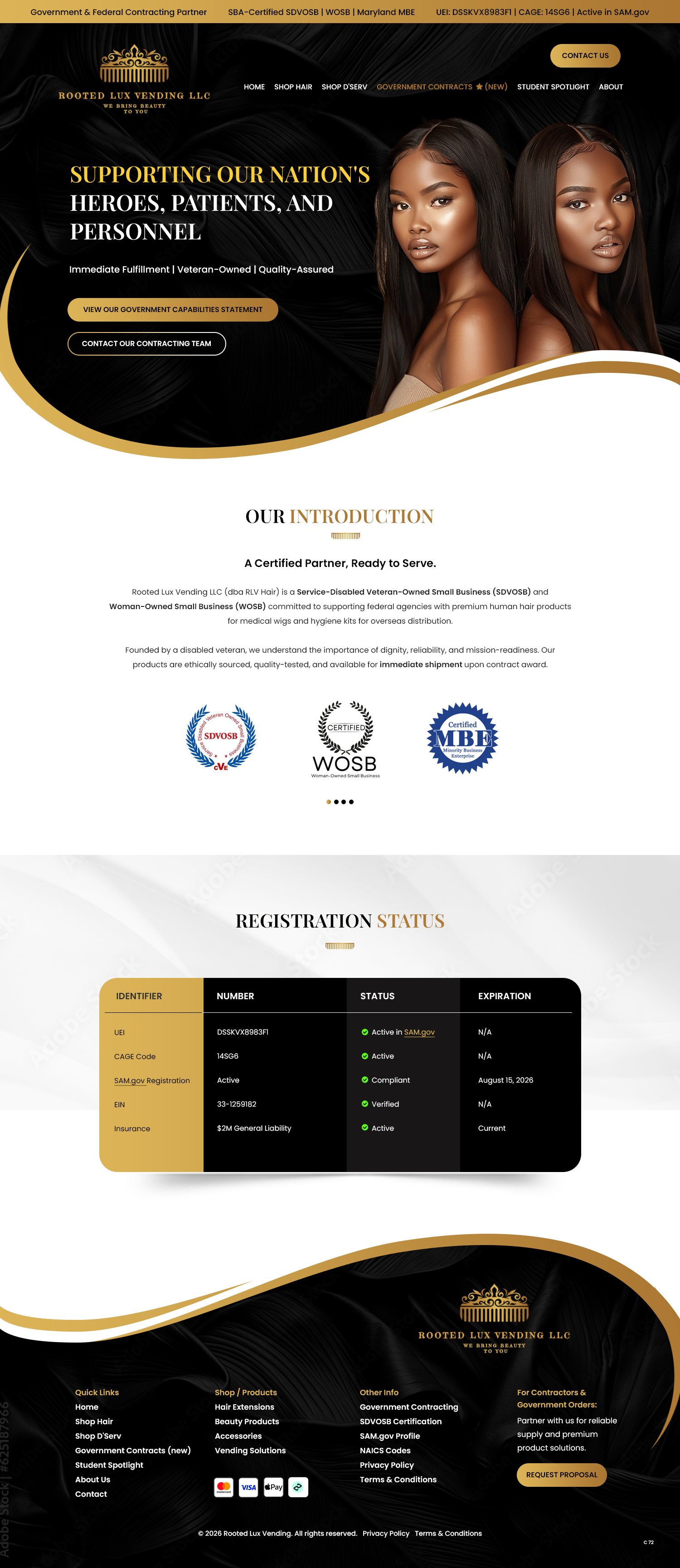 Web Design by pb for Rooted Lux Vending LLC  | Design #37181776