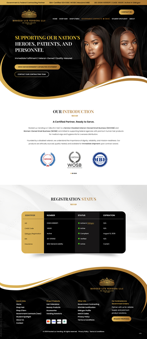 Web Design by pb for Rooted Lux Vending LLC  | Design: #37181776