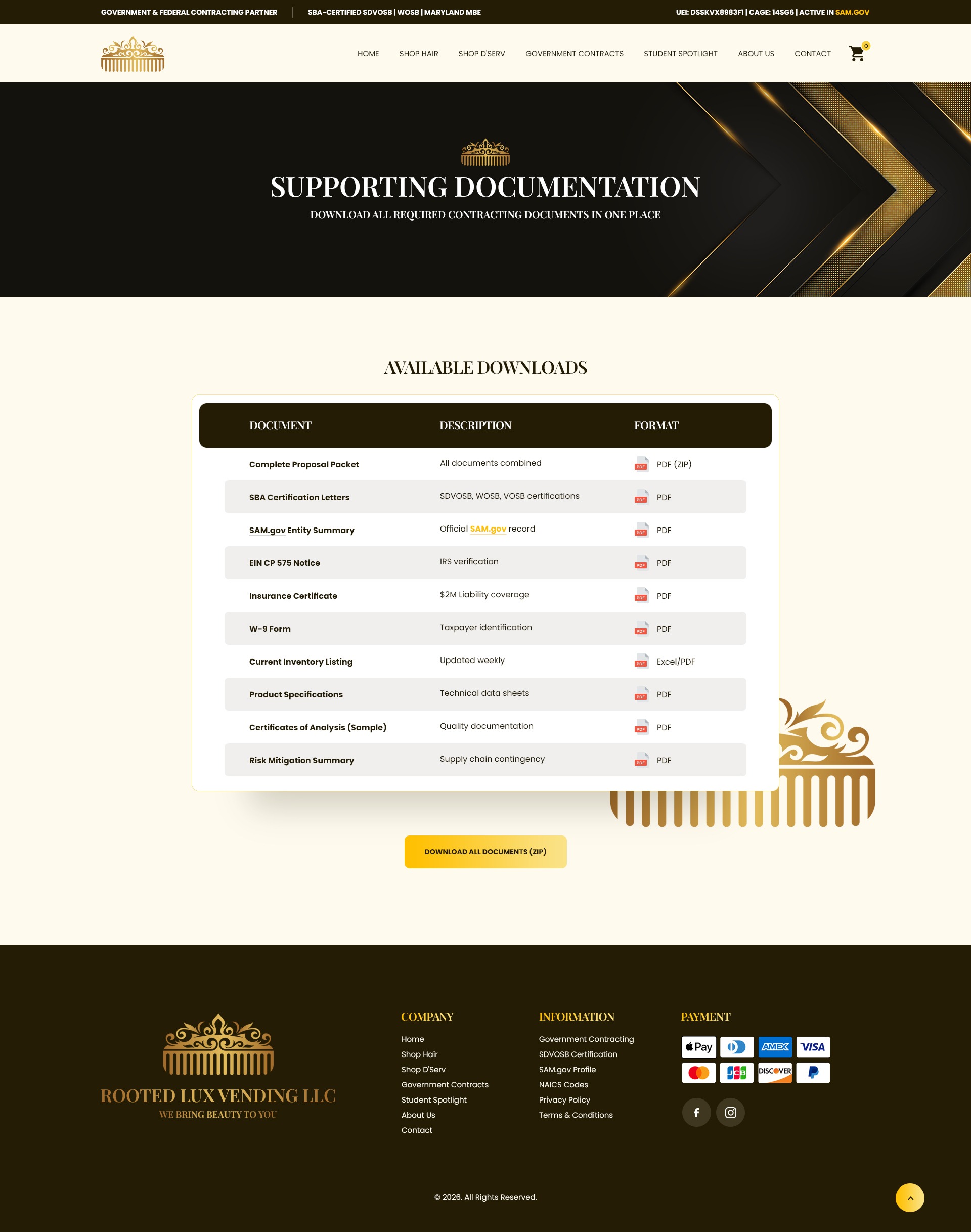 Web Design by NZ Creatives for Rooted Lux Vending LLC  | Design #37165634