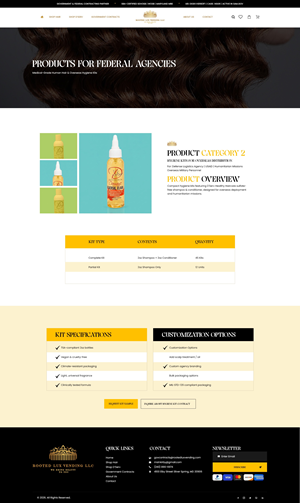 Web Design by NZ Creatives for Rooted Lux Vending LLC  | Design: #37165708