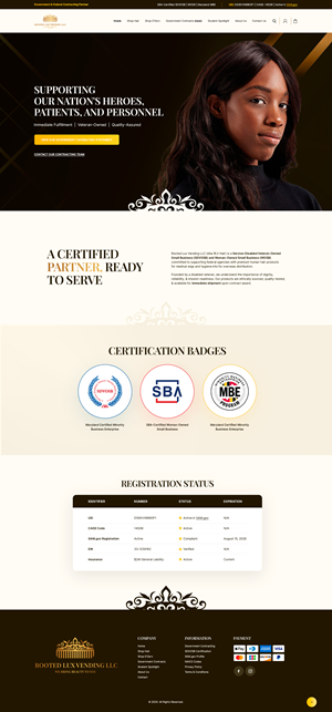 Web Design by NZ Creatives for Rooted Lux Vending LLC  | Design: #37165737