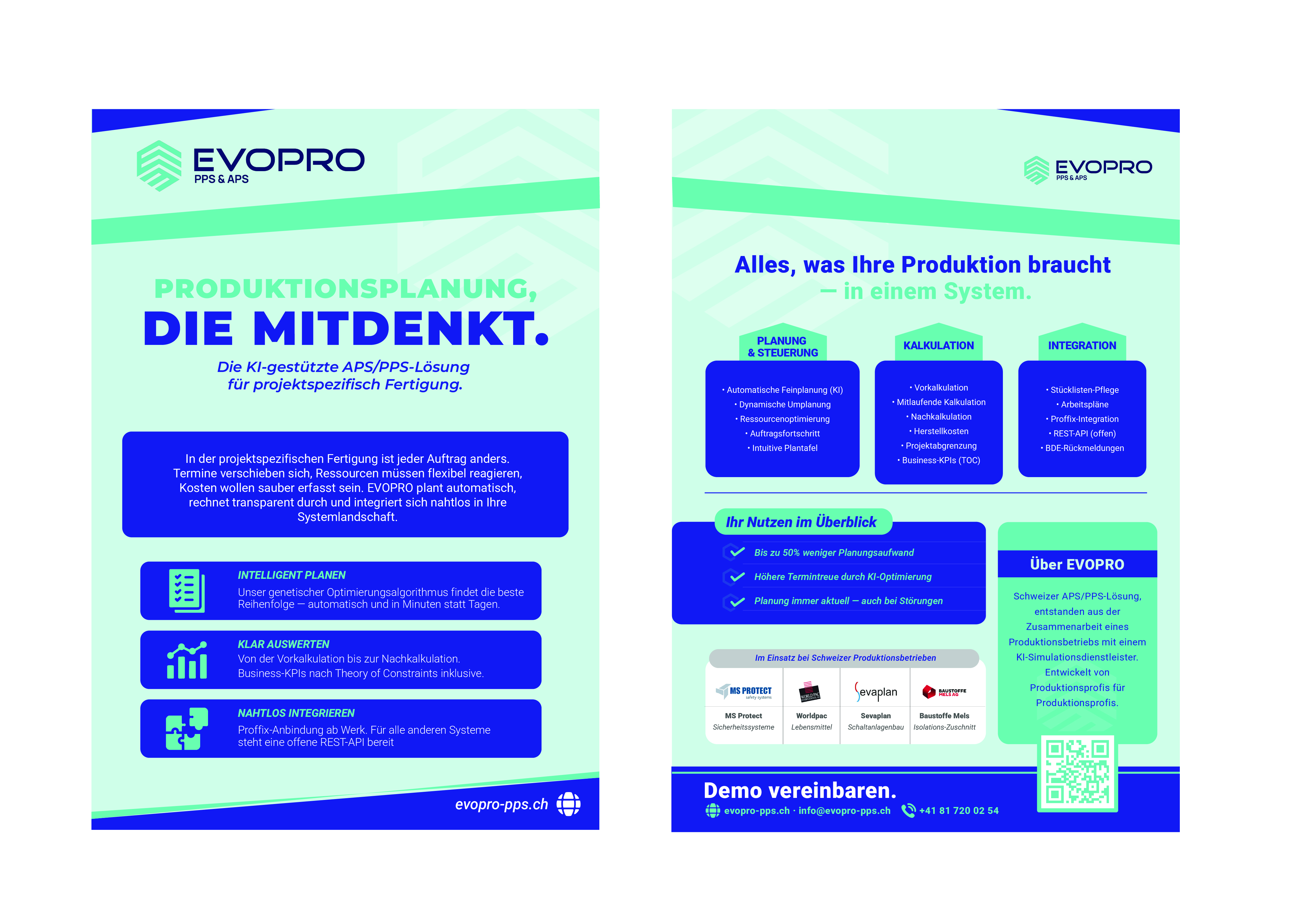 Flyer Design by Baklect Creative (PRO) for ProSim GmbH | Design #37169691