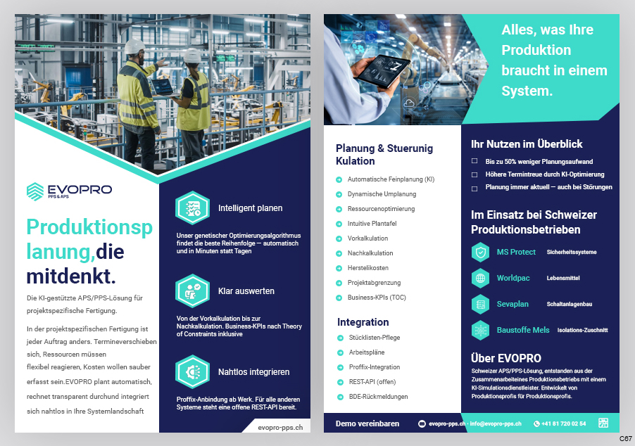 Flyer Design by pb for ProSim GmbH | Design #37173620