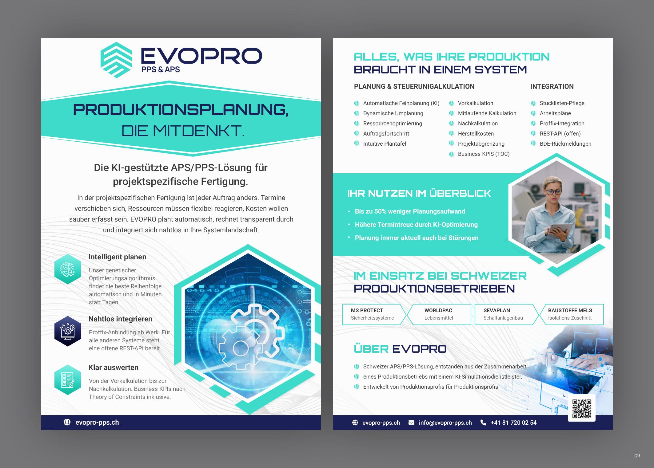 Flyer Design by pb for ProSim GmbH | Design #37173627