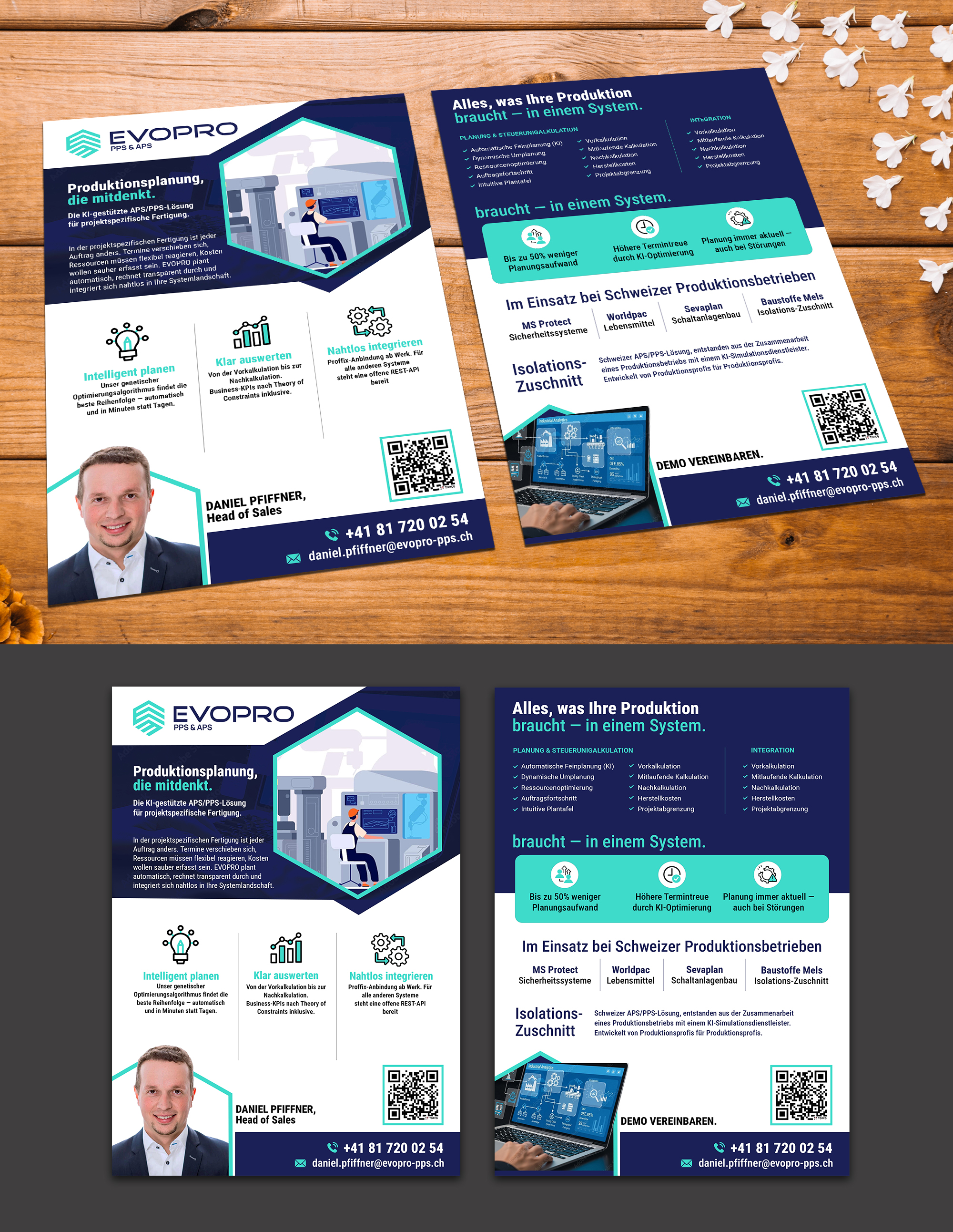 Flyer Design by websmartusa for ProSim GmbH | Design #37172763