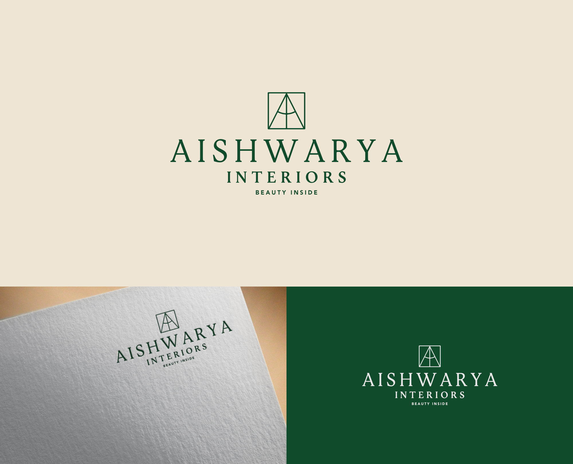 Logo Design by AnninWonderland for Aishwarya Interiors | Design #37169612