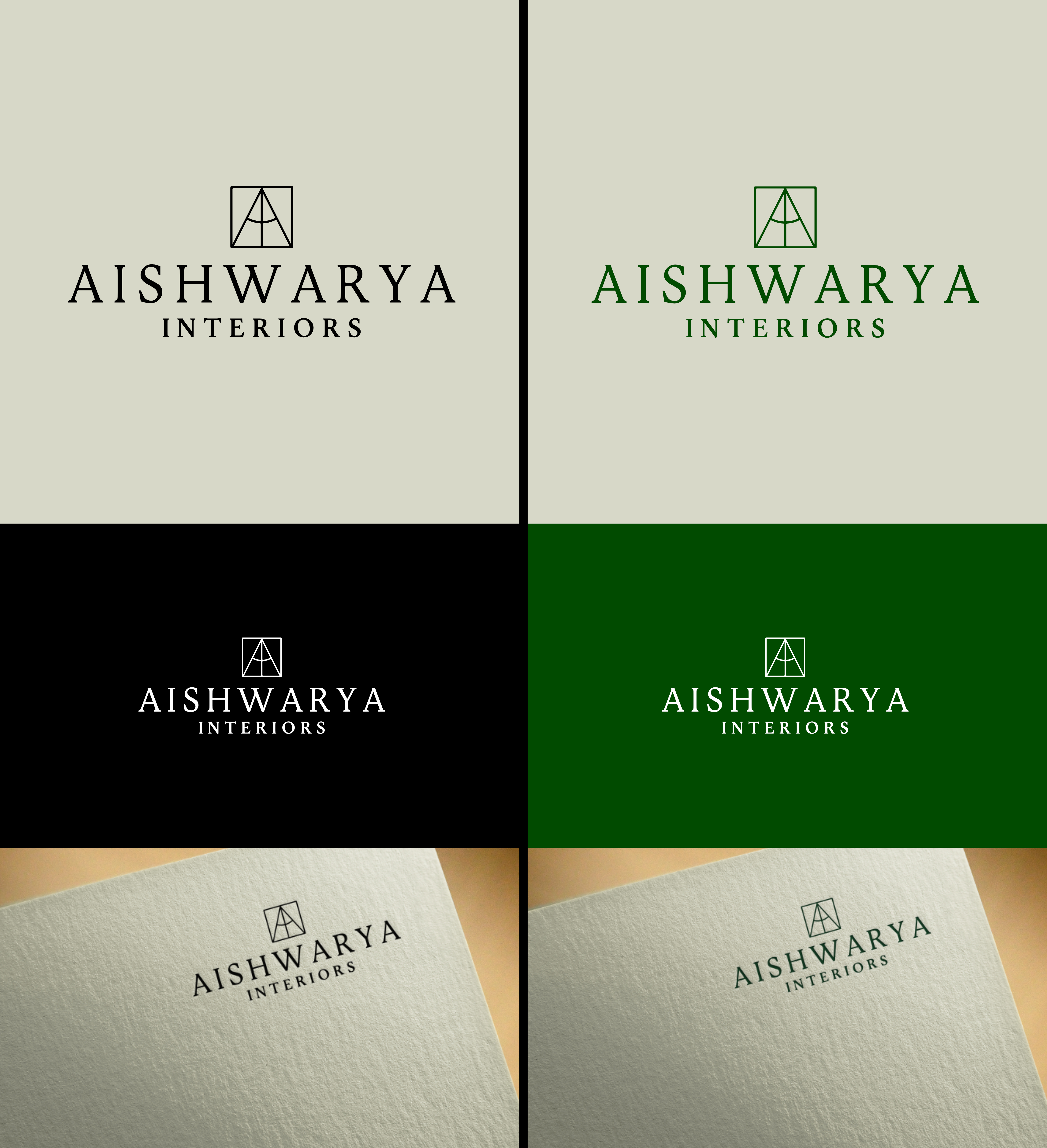 Logo Design by AnninWonderland for Aishwarya Interiors | Design #37173887