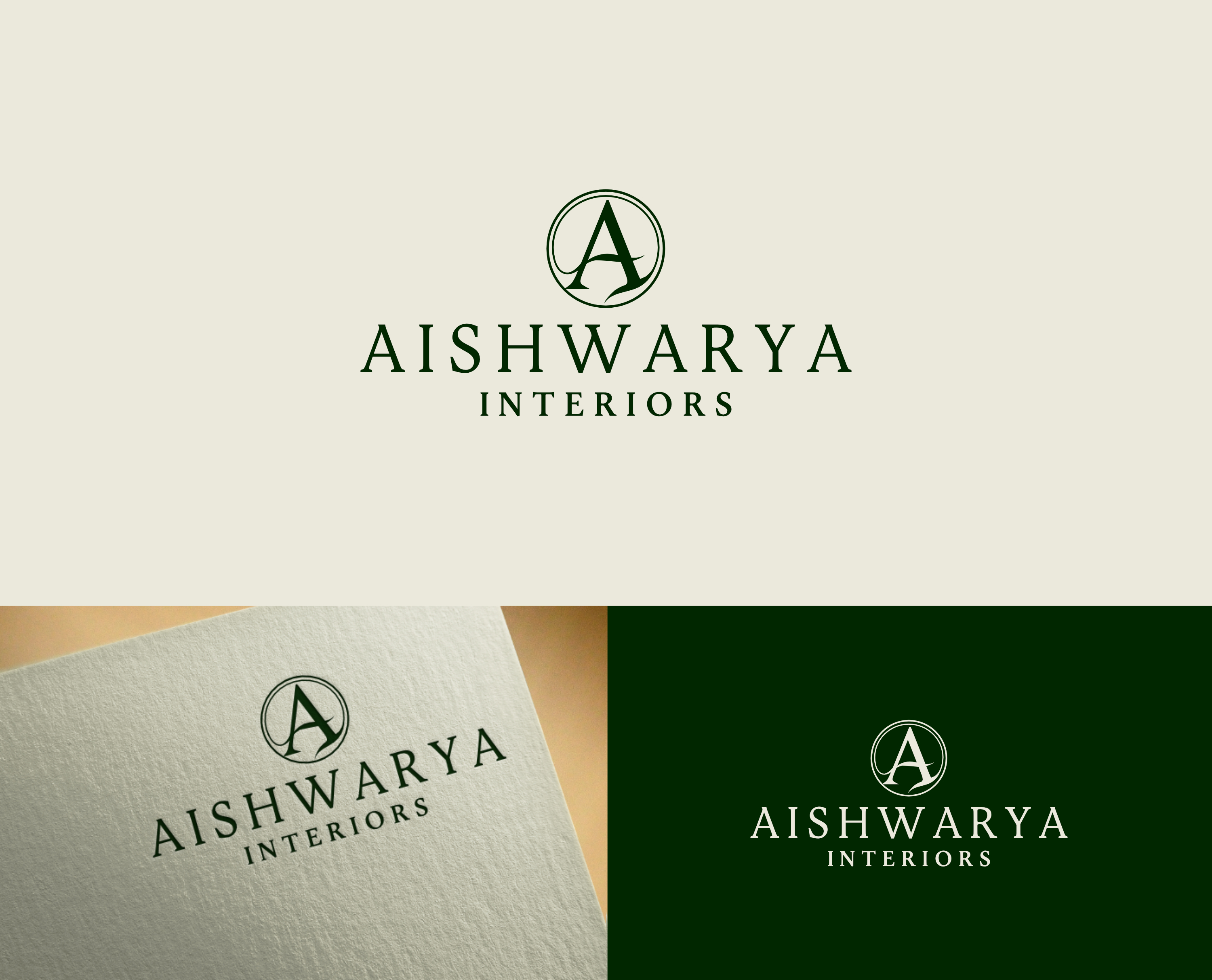 Logo Design by AnninWonderland for Aishwarya Interiors | Design #37183608