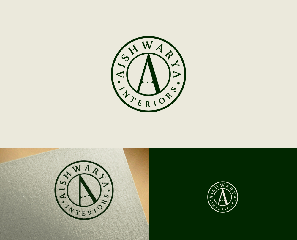 Logo Design by AnninWonderland for Aishwarya Interiors | Design #37190964