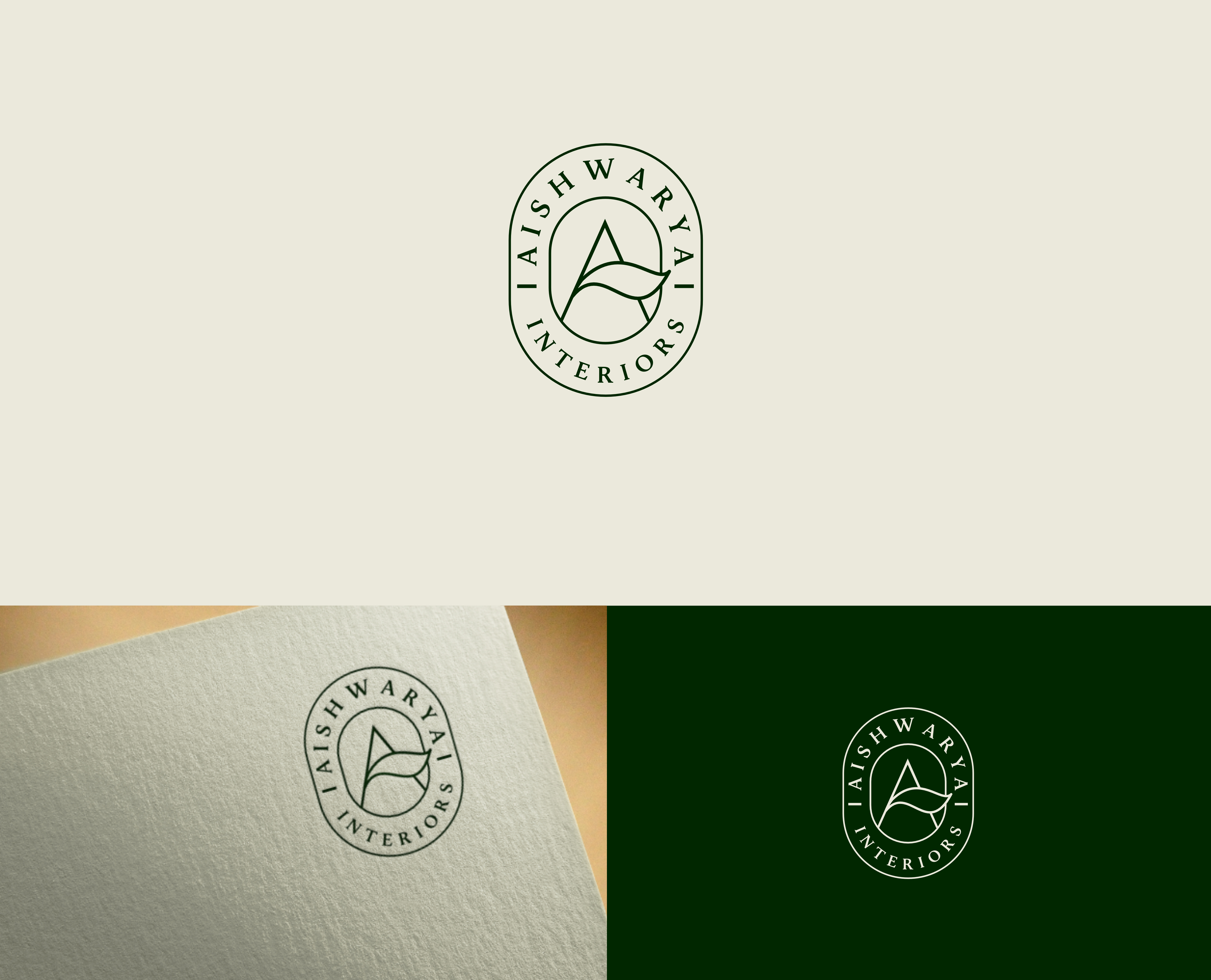 Logo Design by AnninWonderland for Aishwarya Interiors | Design #37199040