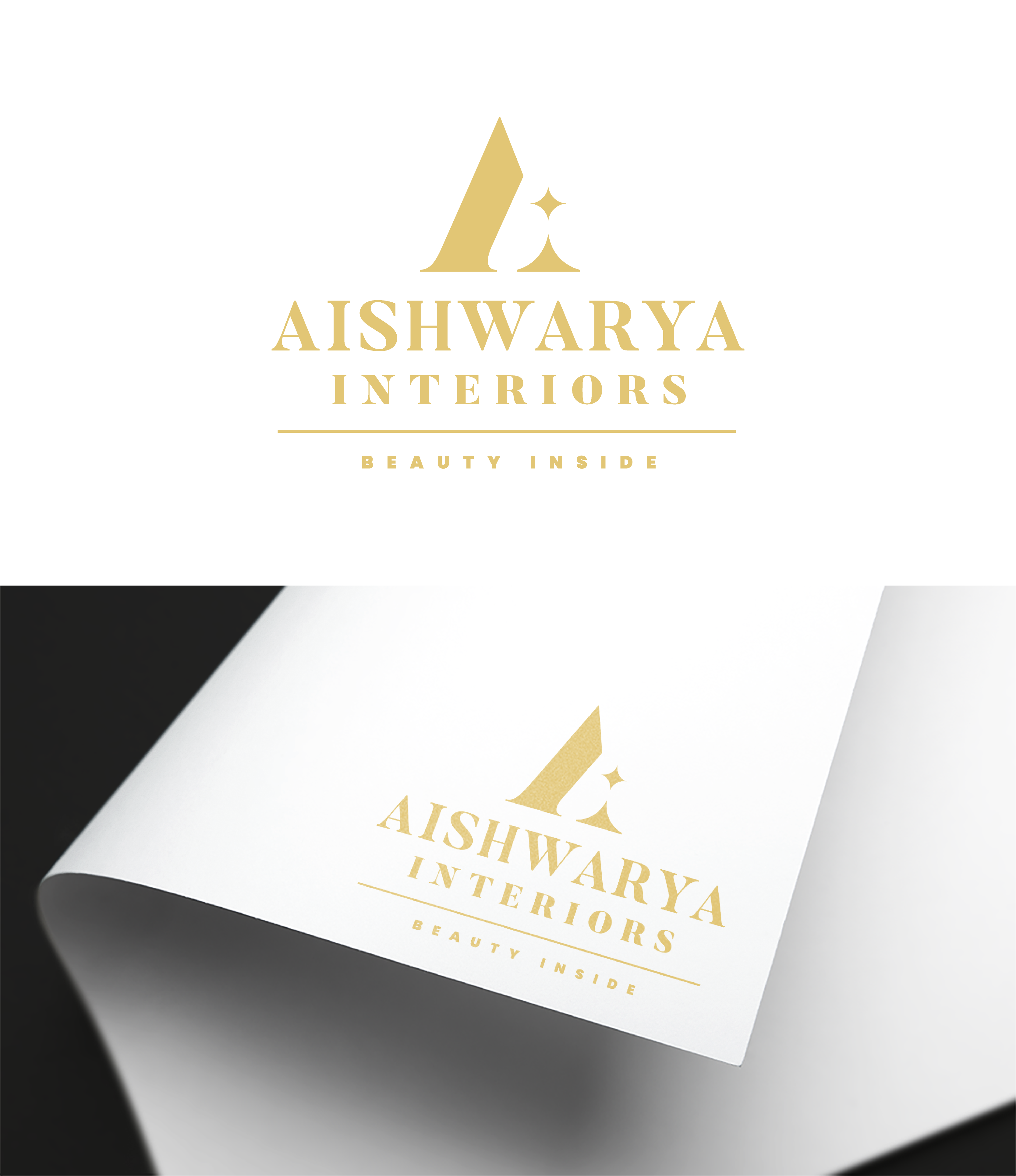 Logo Design by Fez Creatives for Aishwarya Interiors | Design #37172041