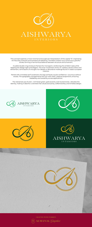 Logo Design by ALMANAL GRAPHICS for Aishwarya Interiors | Design: #37189069