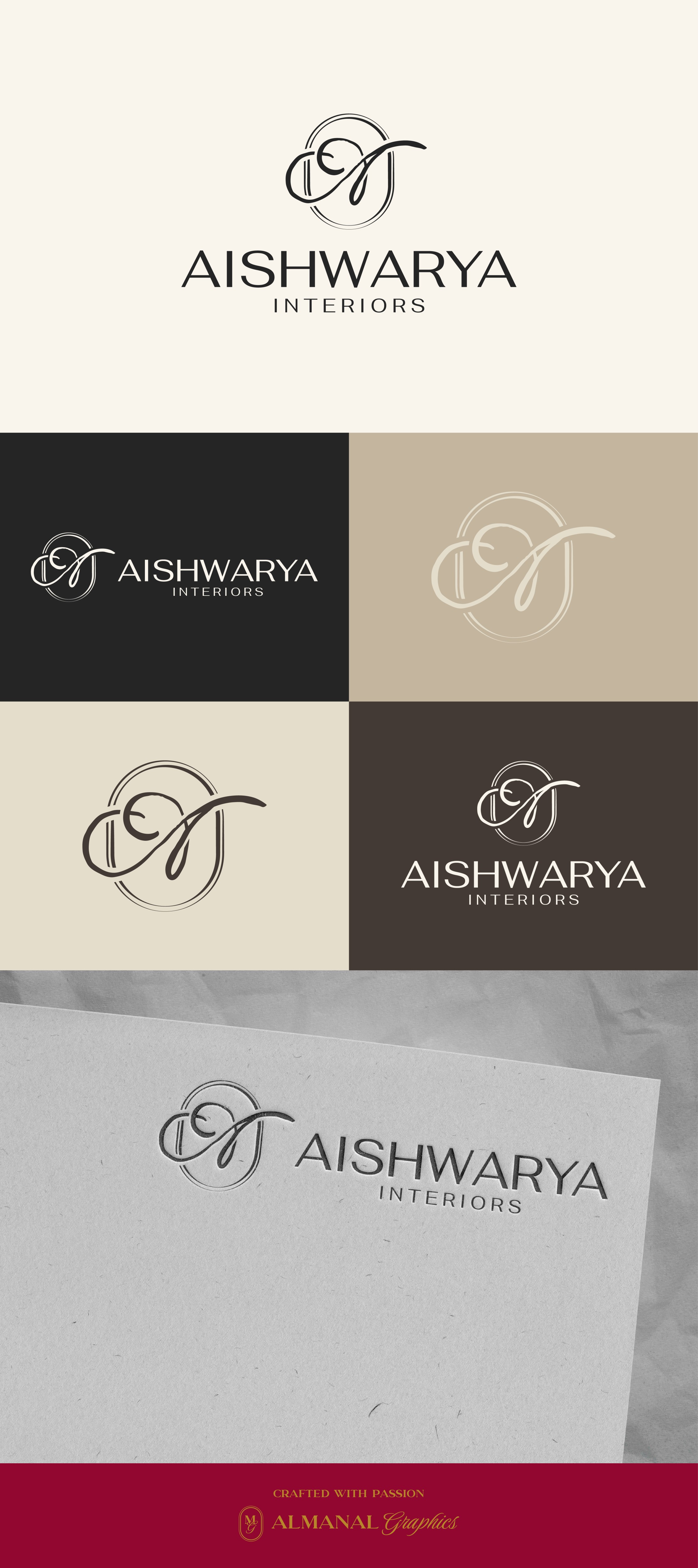 Diseño de Logo por ALMANAL GRAPHICS para Aishwarya Interiors | Diseño #37192241