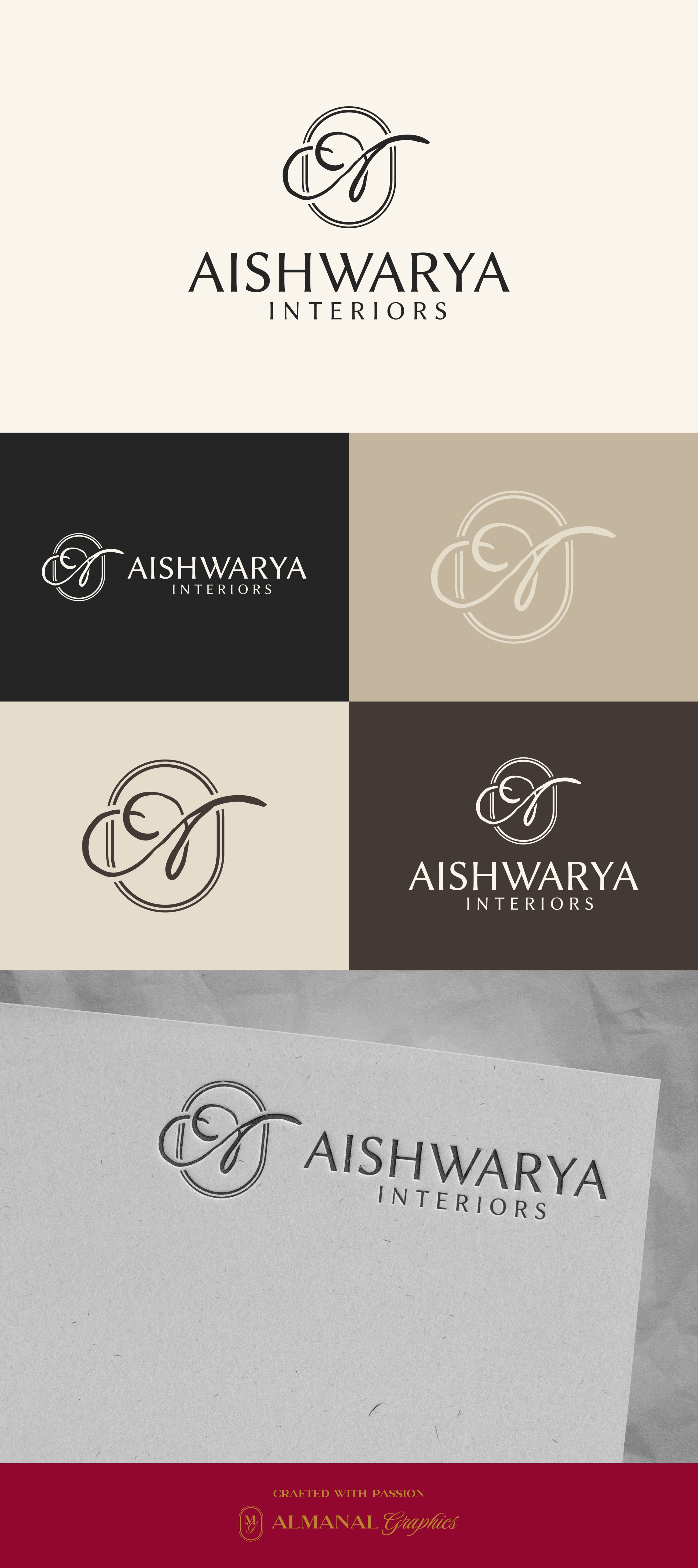 Diseño de Logo por ALMANAL GRAPHICS para Aishwarya Interiors | Diseño #37192242