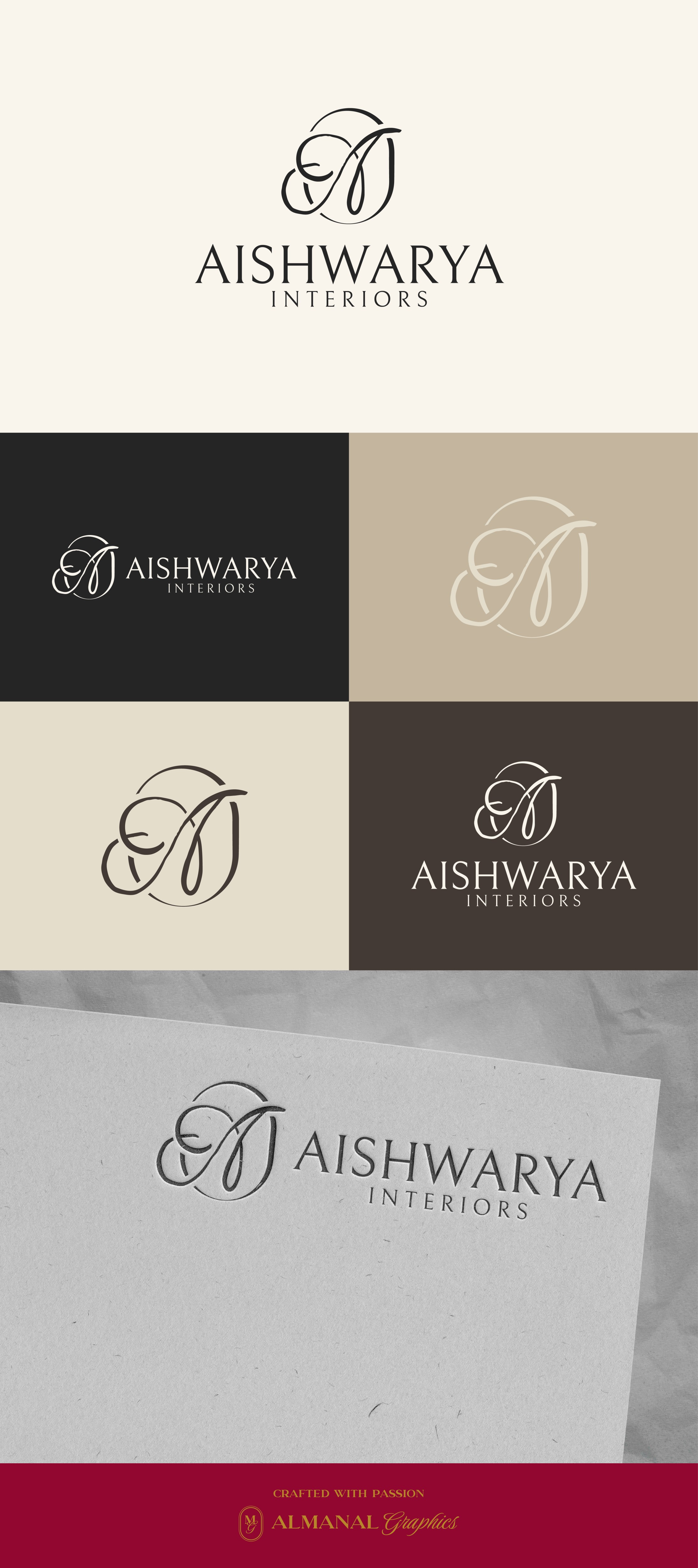Diseño de Logo por ALMANAL GRAPHICS para Aishwarya Interiors | Diseño #37193333