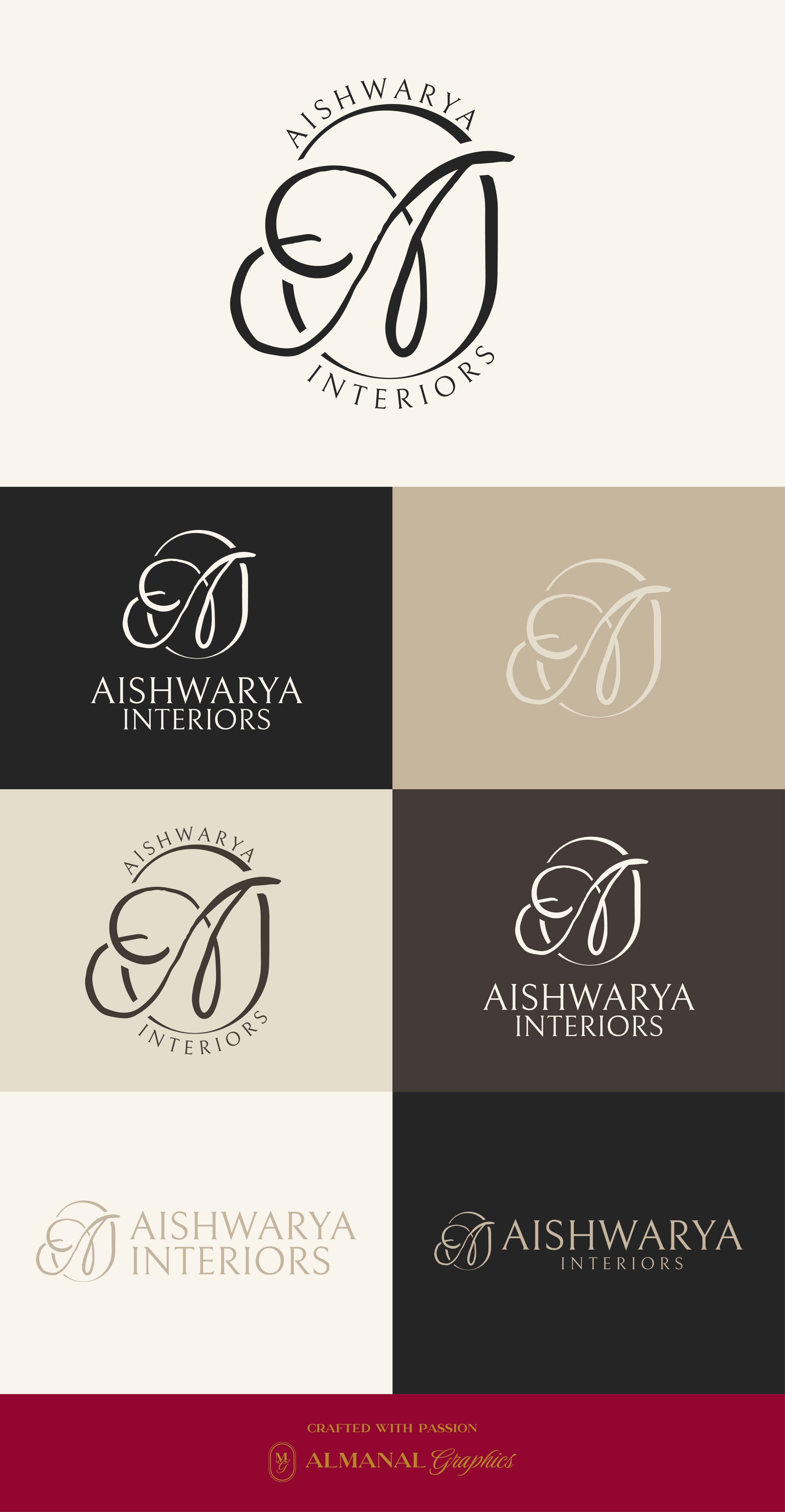 Diseño de Logo por ALMANAL GRAPHICS para Aishwarya Interiors | Diseño #37194872