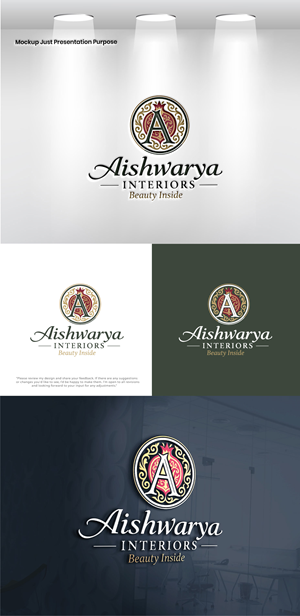 Logo Design by Pixel Foundry for Aishwarya Interiors | Design: #37169053
