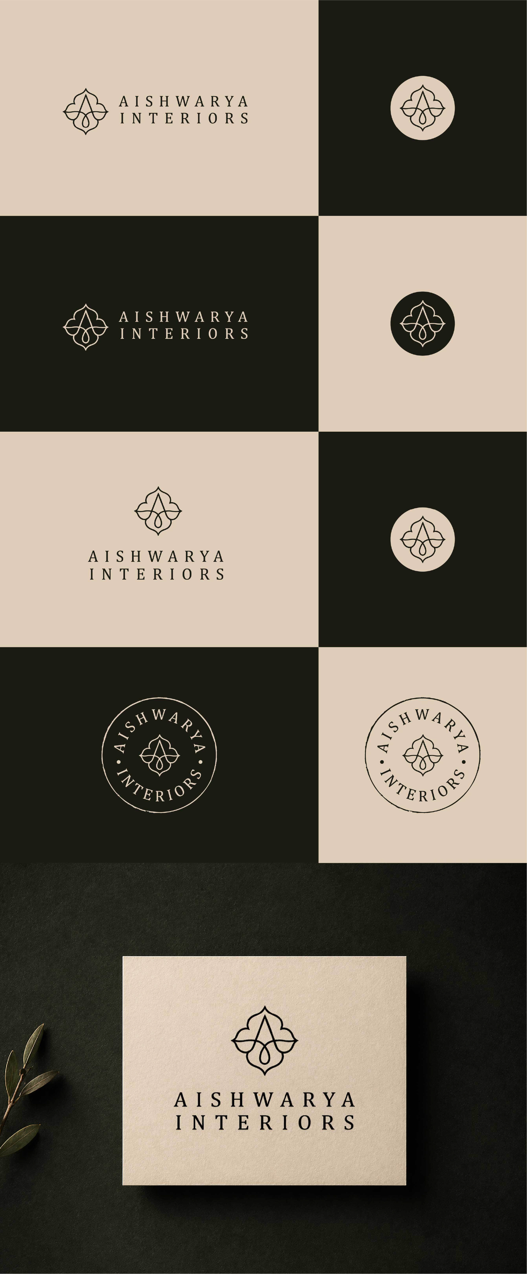 Diseño de Logo por Ha.Connick para Aishwarya Interiors | Diseño #37188803