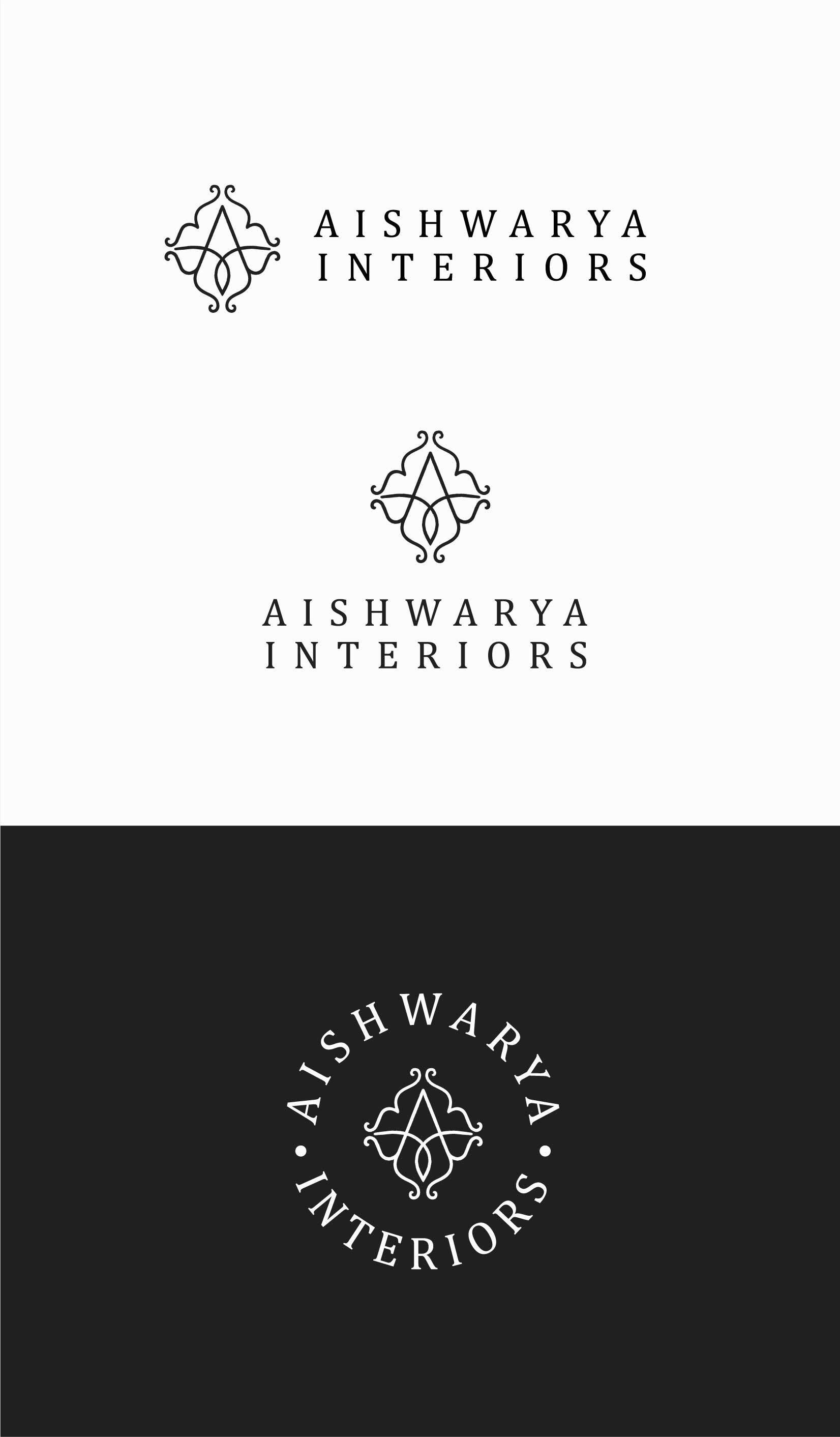 Logo Design by Ha.Connick for Aishwarya Interiors | Design #37191746