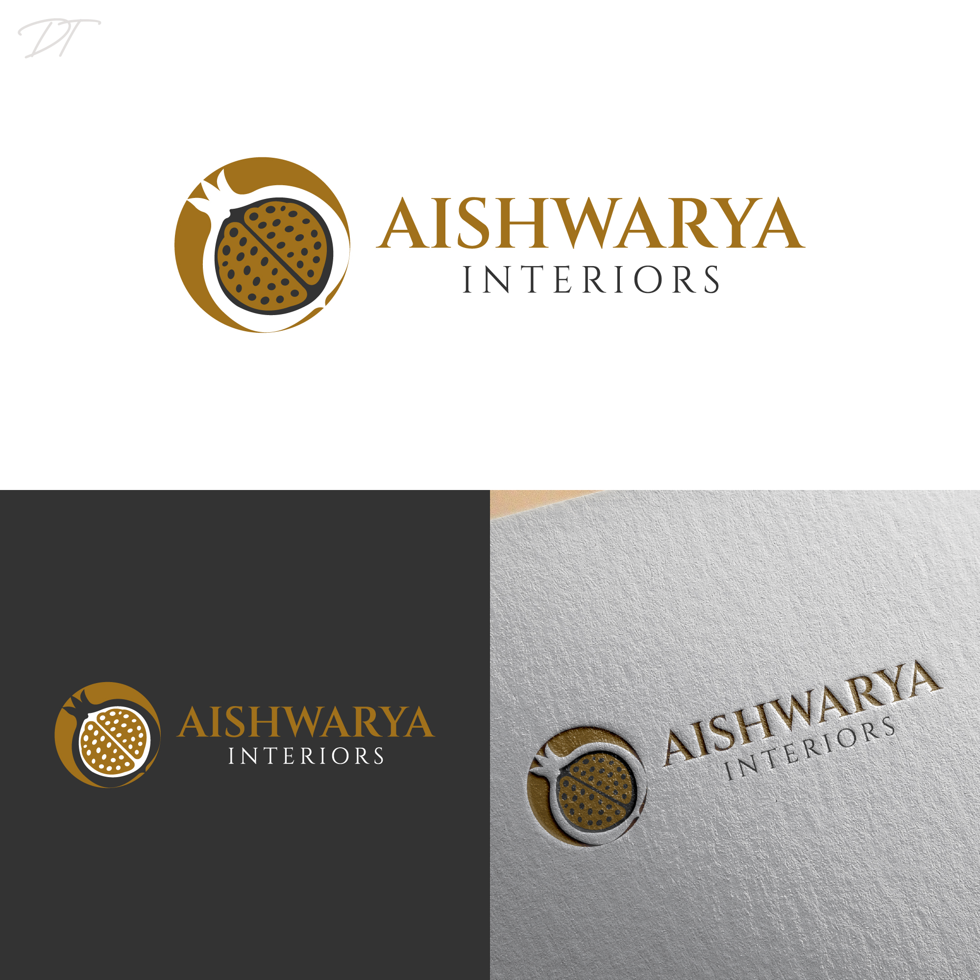 Logo Design by Talha Ahmad for Aishwarya Interiors | Design #37172970