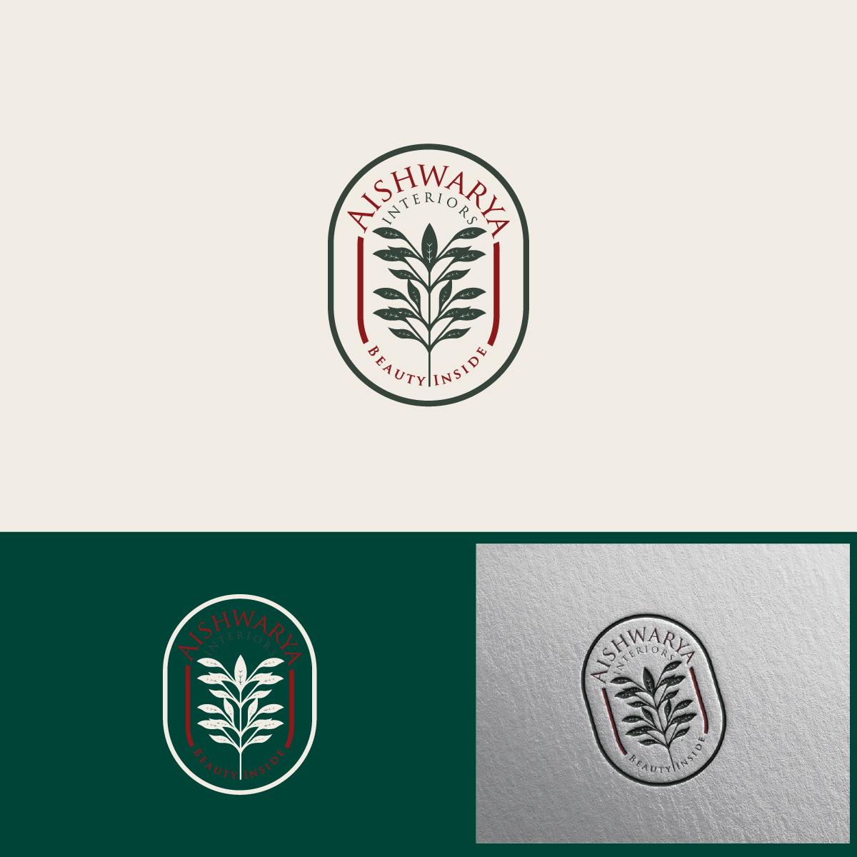 Logo Design by Talha Ahmad for Aishwarya Interiors | Design #37175751