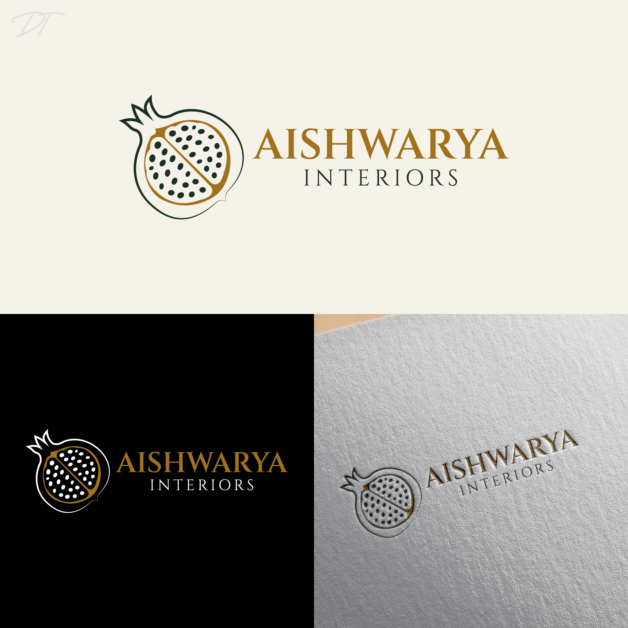 Logo Design by Talha Ahmad for Aishwarya Interiors | Design #37175756