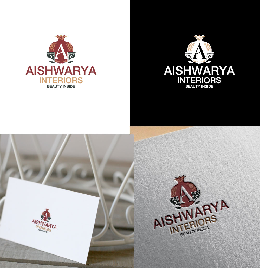 Logo Design by Jonshonkal for Aishwarya Interiors | Design #37167508